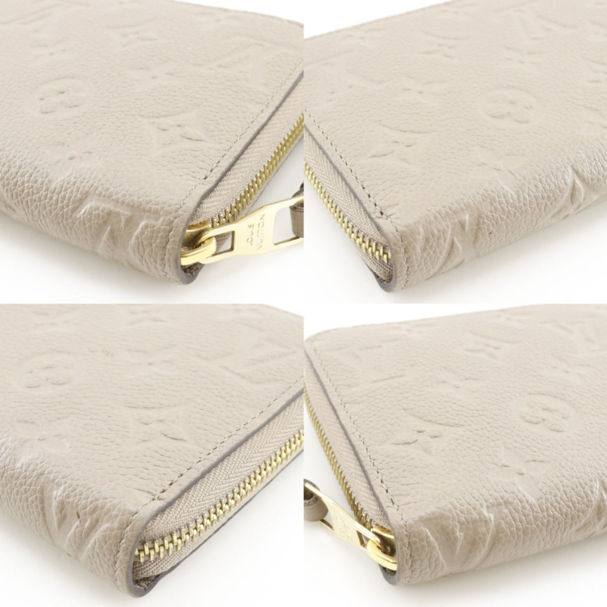 Louis Vuitton Monogram Empreinte Gray Monogram Empreinte Long Wallet (Bi-Fold) (Pre-Owned)