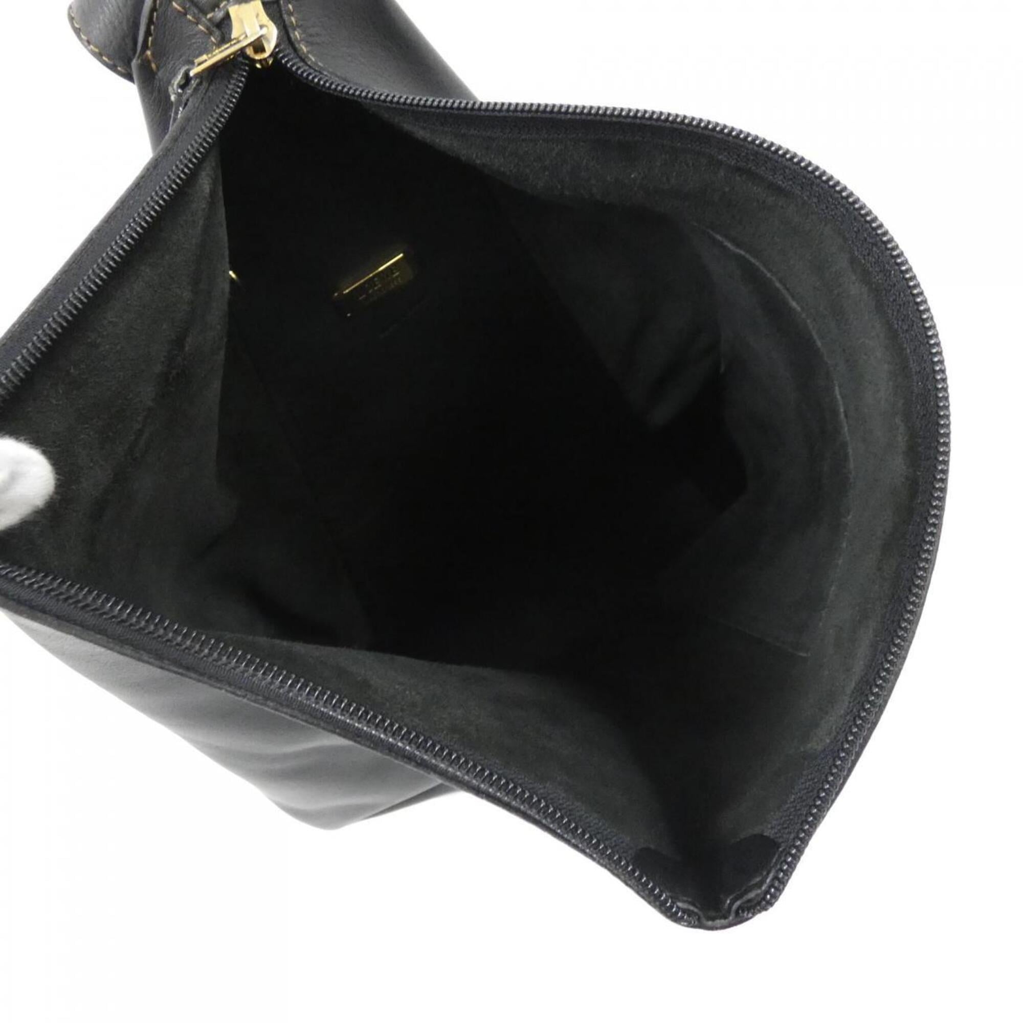 Loewe Black Leather Backpack (Pre-Owned)