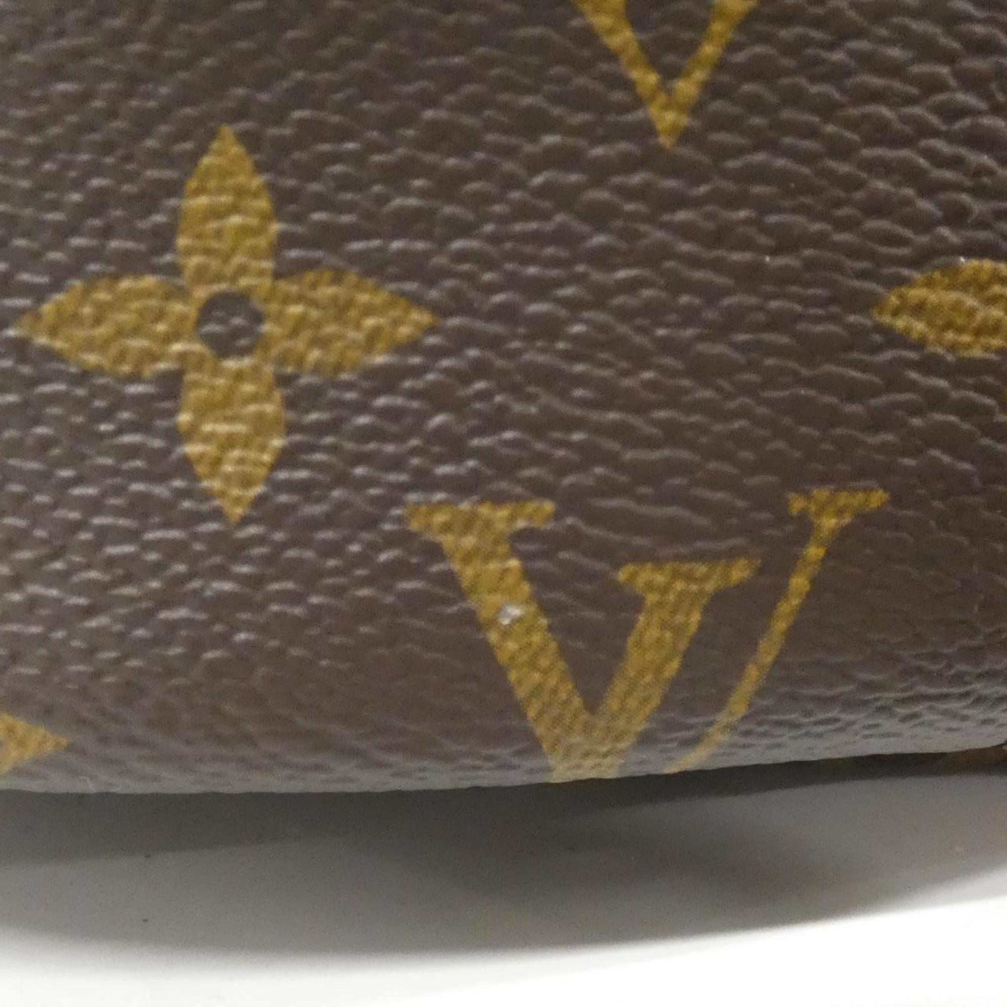 Louis Vuitton Brown Coated Canvas Leather Handbag (Pre-Owned)