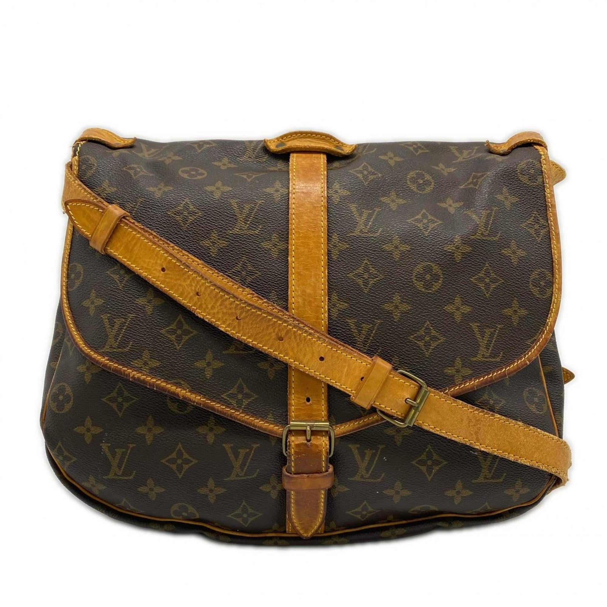 Louis Vuitton Brown Monogram Monogram Shoulder Bag (Pre-Owned)
