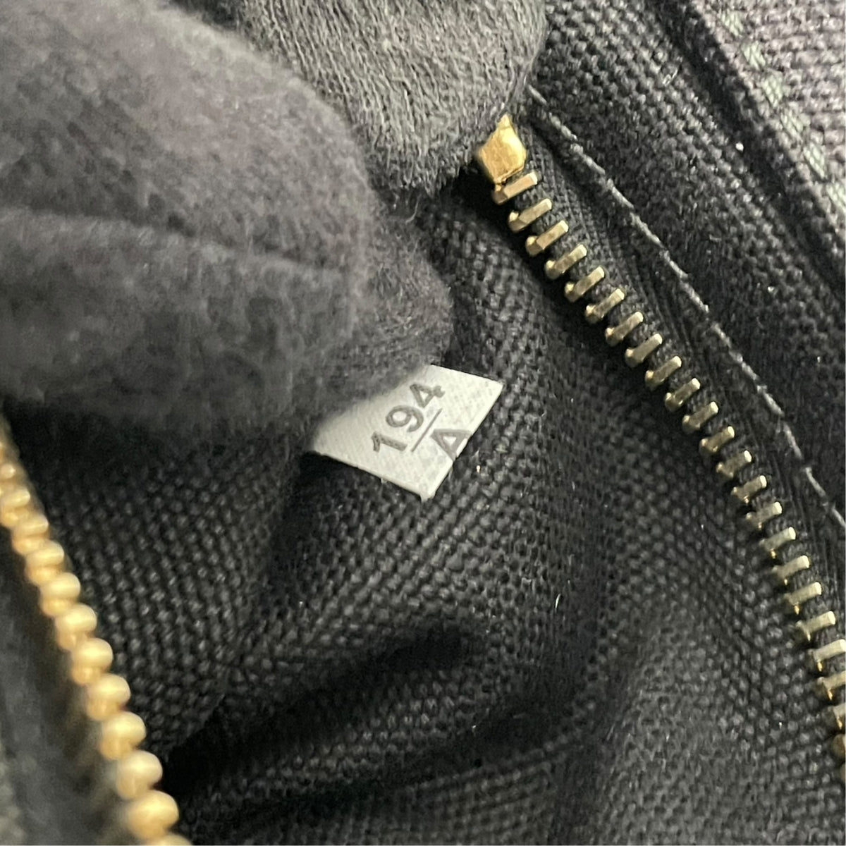 Prada Black Canvas Handbag Tote Bag (Pre-Owned)