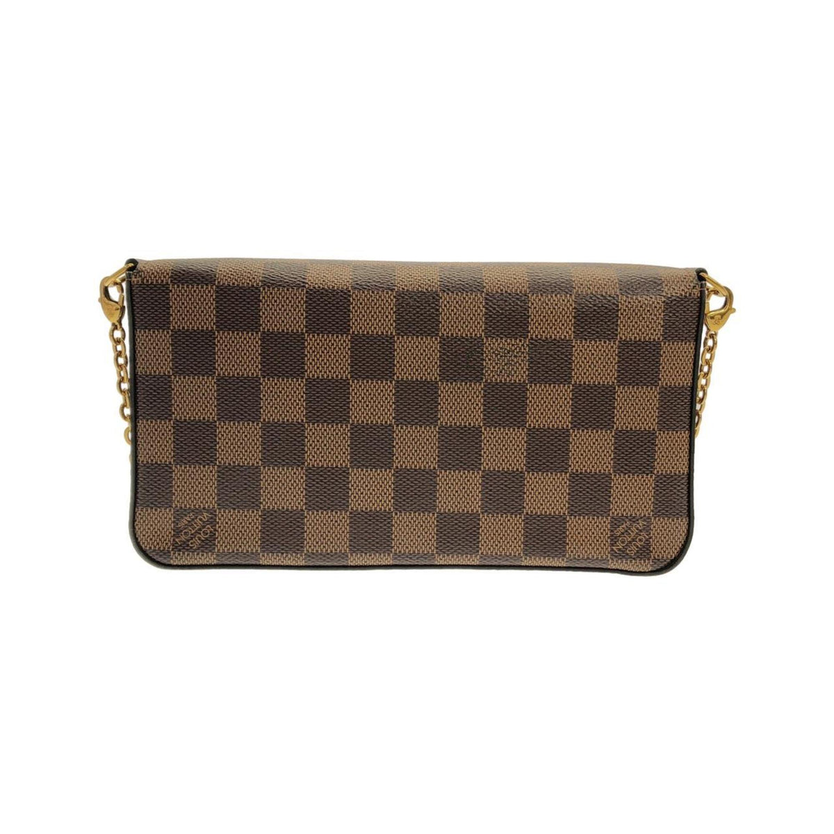 Louis Vuitton Brown Coated Canvas Pochette Shoulder Bag (Pre-Owned)