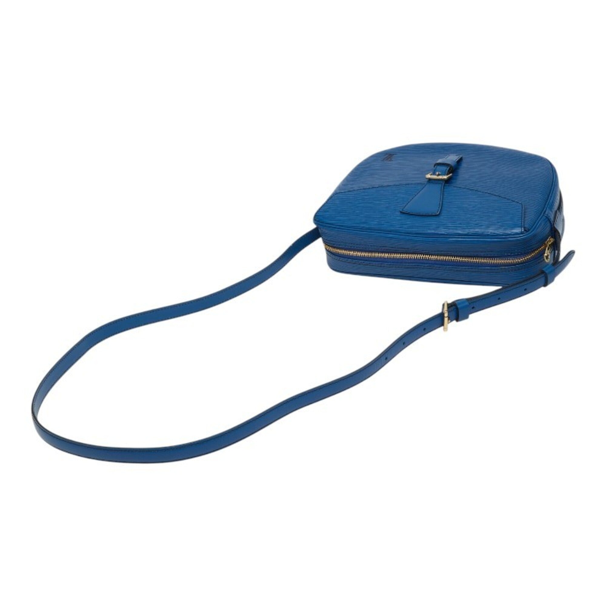 Louis Vuitton Epi Toledo Blue Leather Shoulder Bag (Pre-Owned)