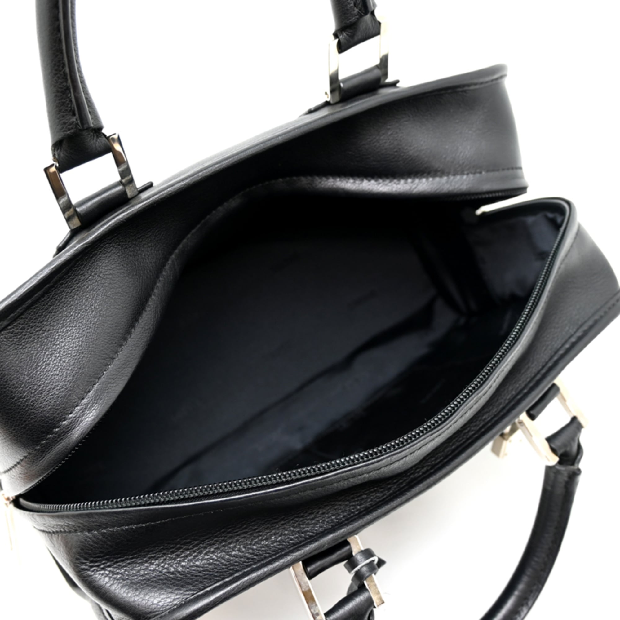 Loewe Black Leather Handbag (Pre-Owned)