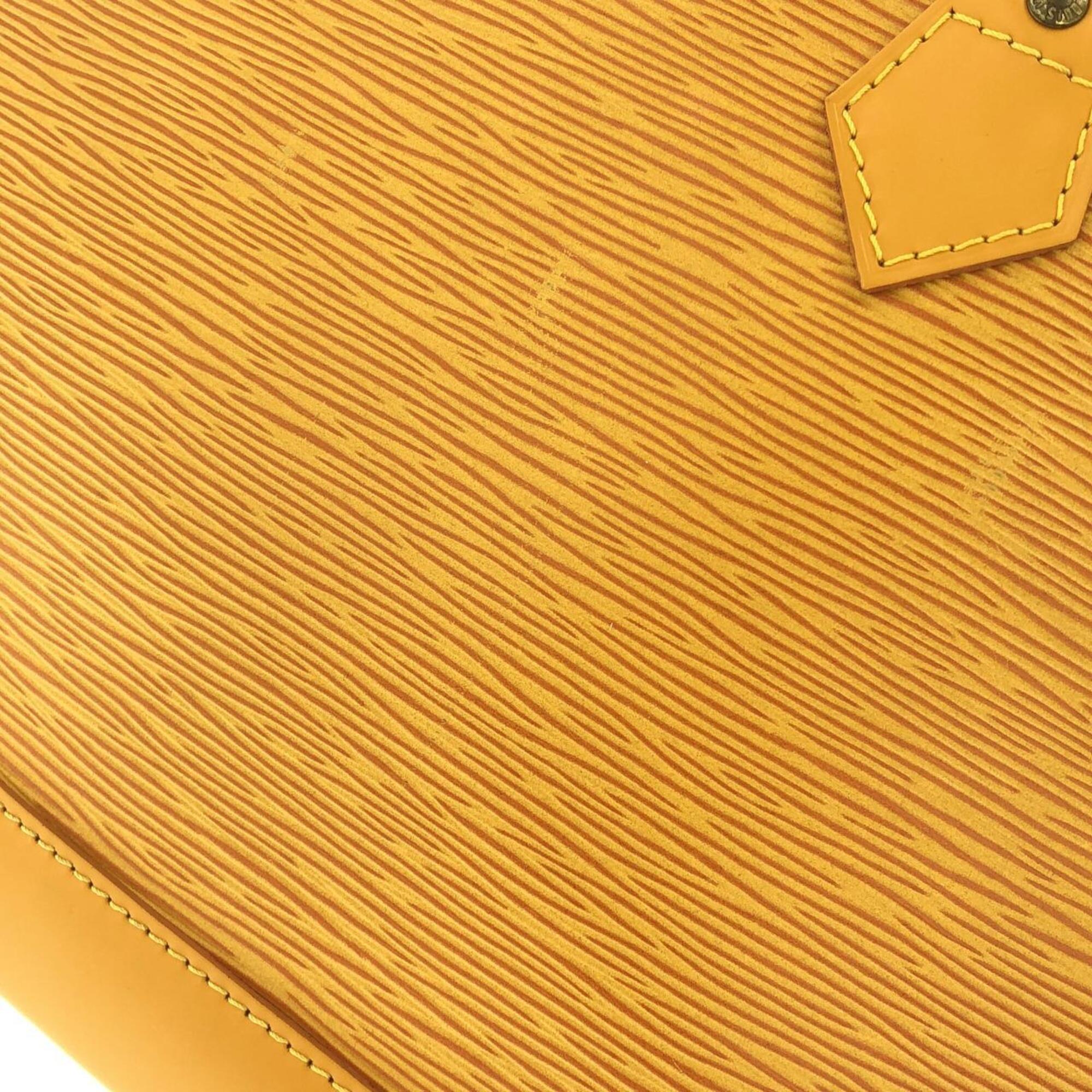 Louis Vuitton Yellow Leather Handbag (Pre-Owned)