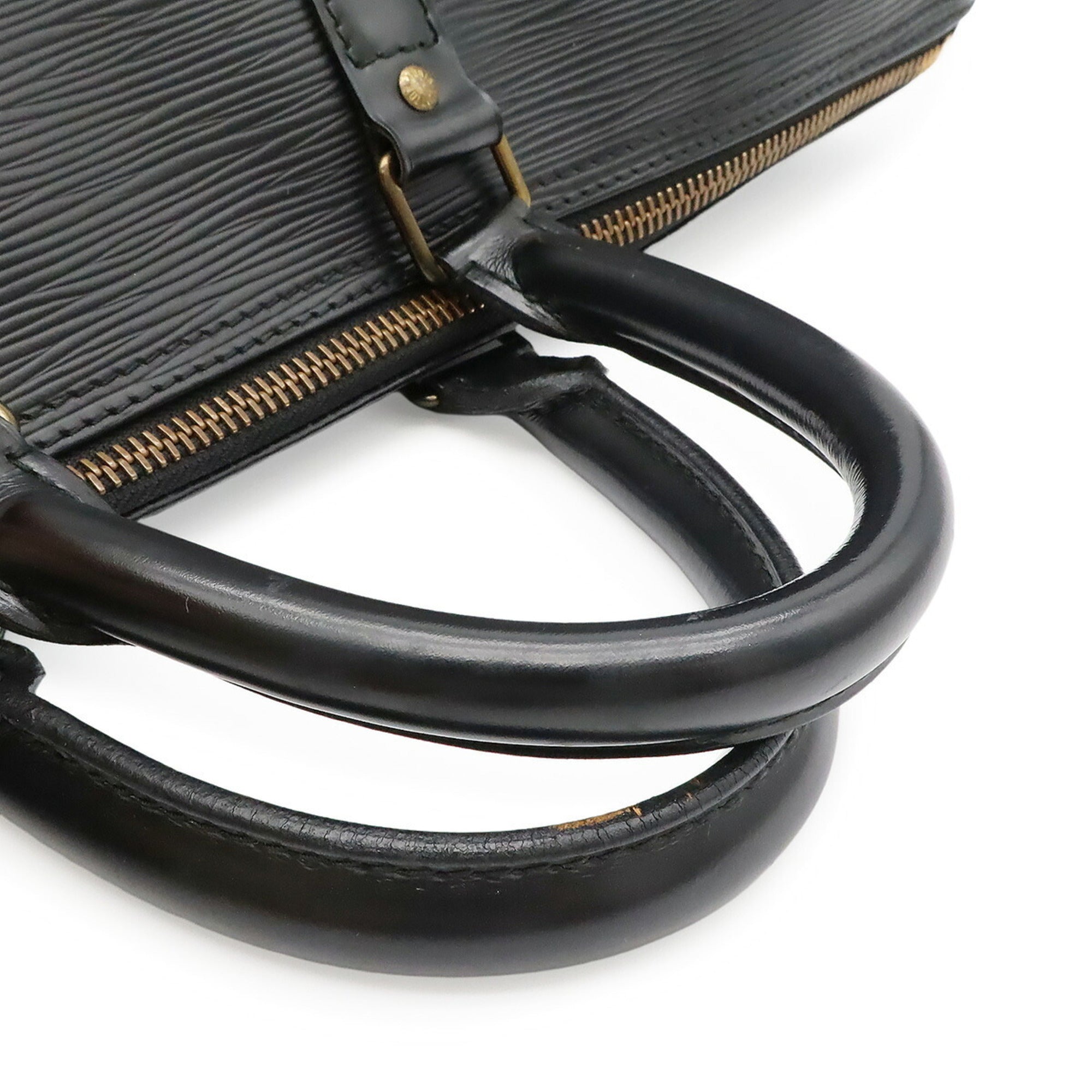 Louis Vuitton Black Noir Epi Leather Boston Bag (Pre-Owned)
