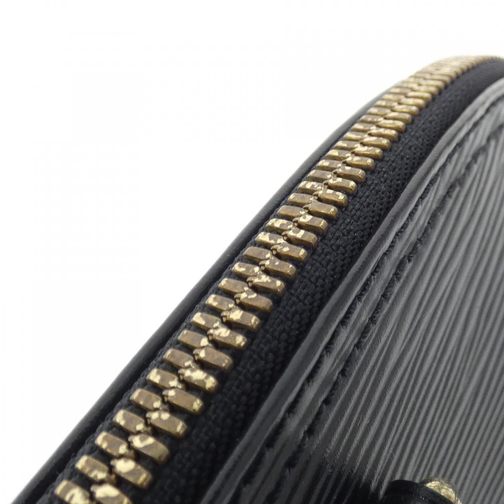 Louis Vuitton Black Leather Handbag (Pre-Owned)