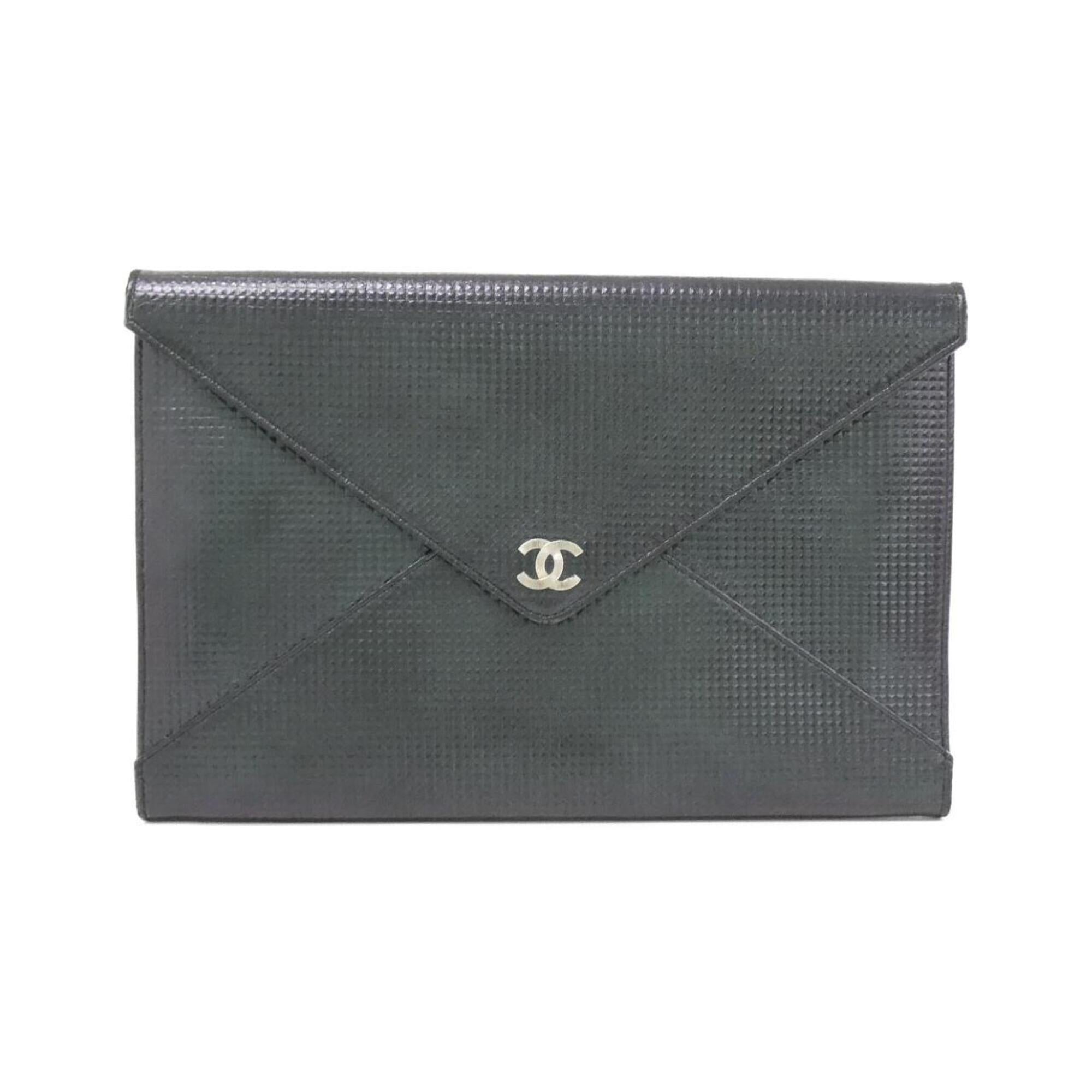 Chanel Black Leather Handbag (Pre-Owned)
