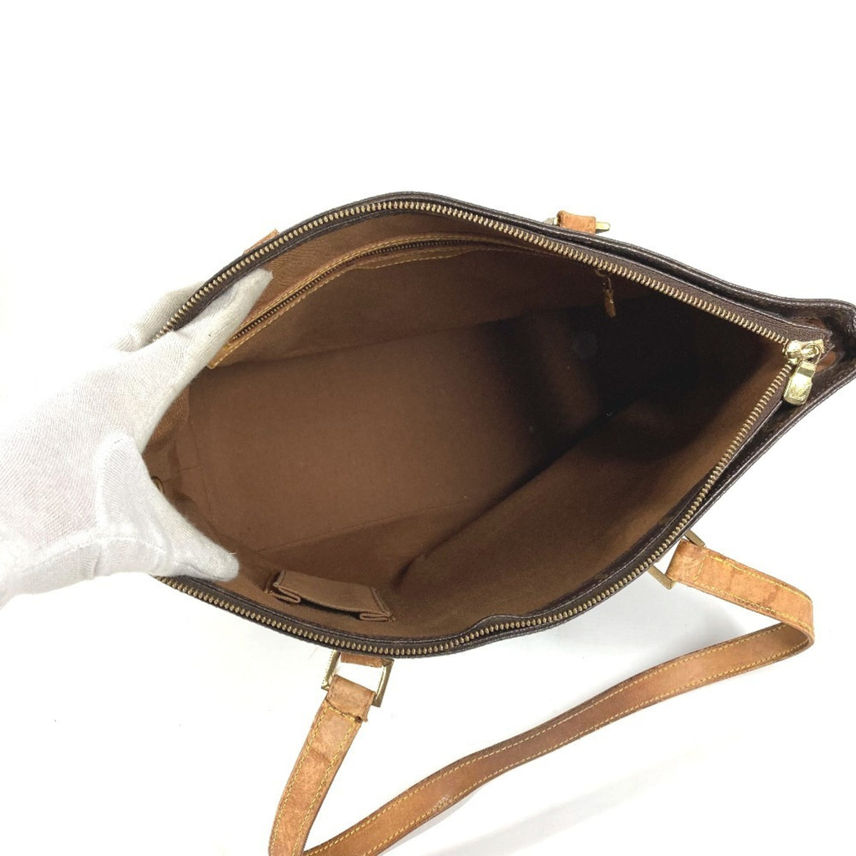 Louis Vuitton Brown Monogram Monogram Canvas Shoulder Bag Tote Bag (Pre-Owned)