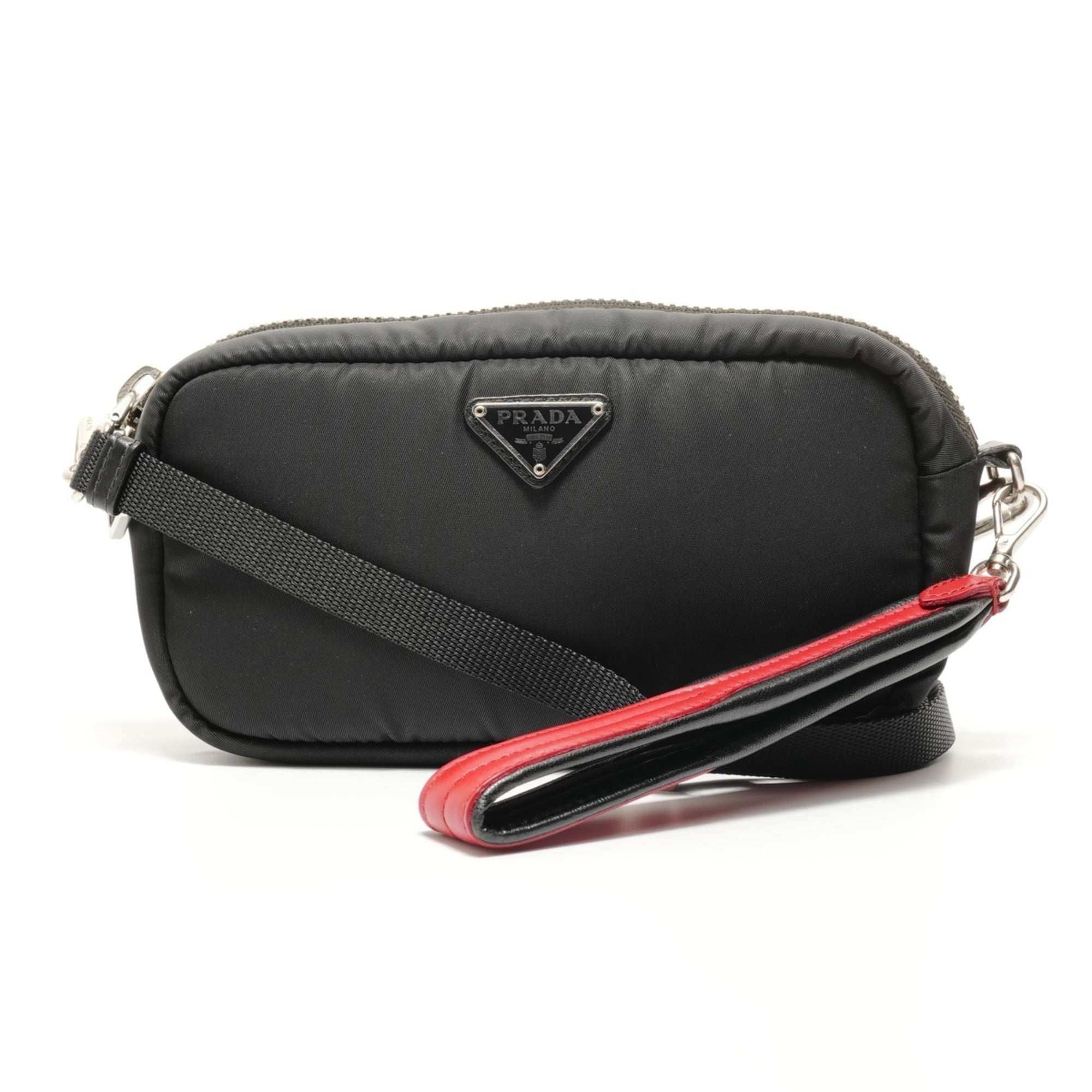 Prada Black Nylon Shoulder Bag (Pre-Owned)