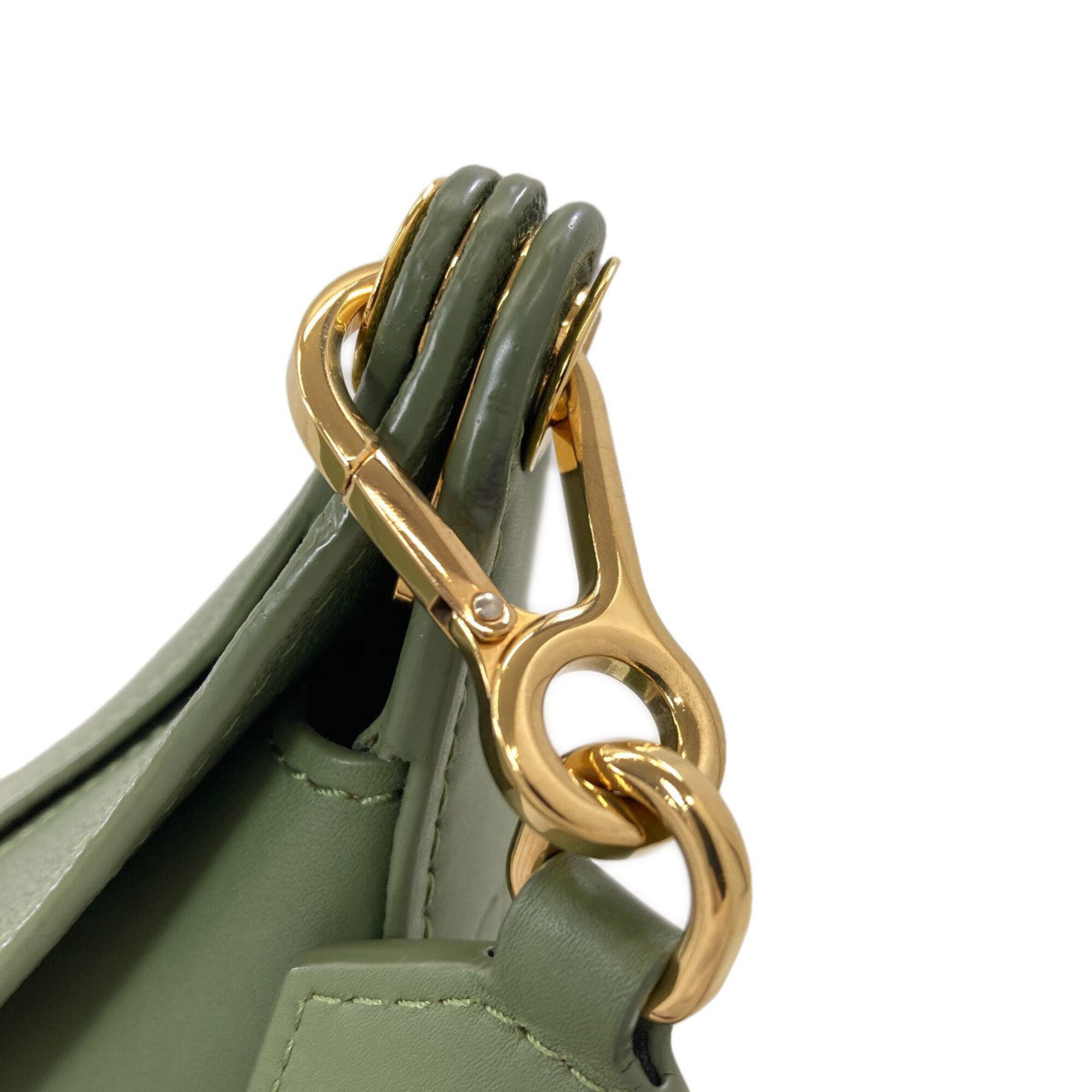 Loewe Green Leather Shoulder Bag (Pre-Owned)