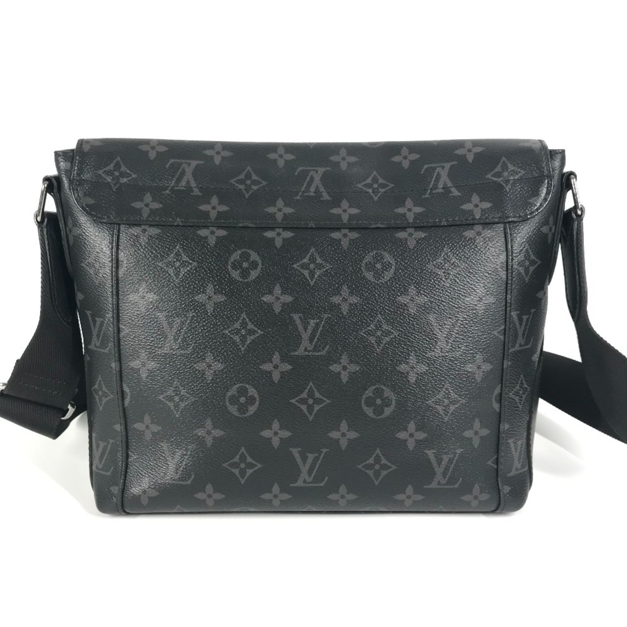 Louis Vuitton Black Monogram Eclipse Monogram Eclipse Messenger Bag Shoulder Bag (Pre-Owned)