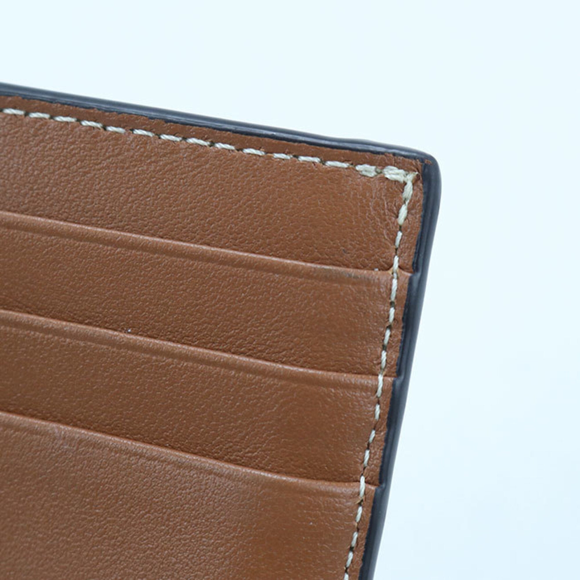 Celine Brown Leather Coin Purse/Coin Case (Pre-Owned)
