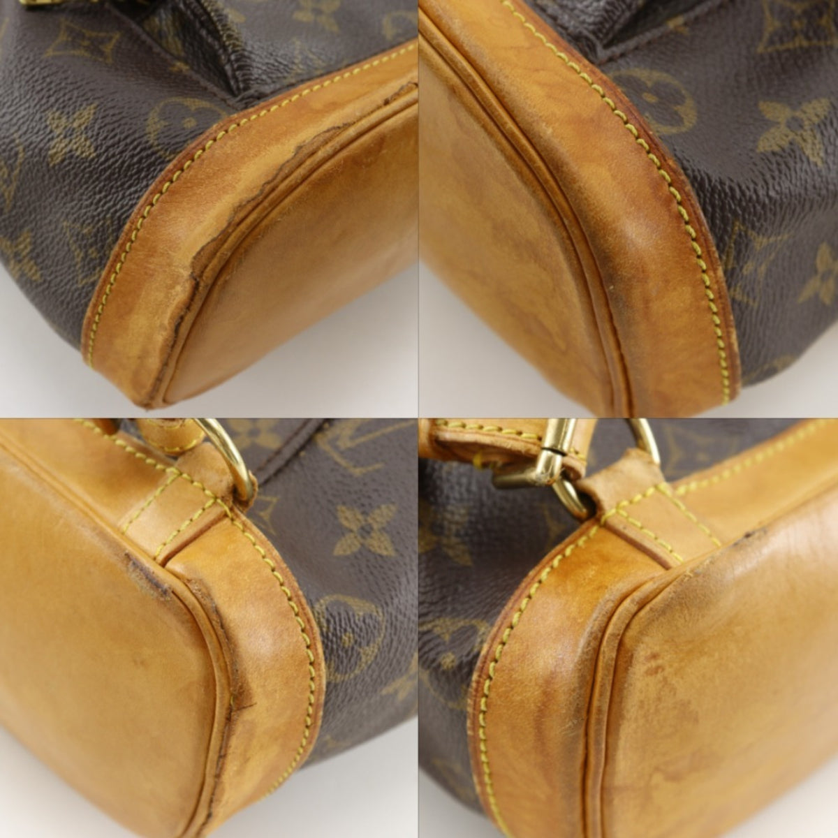 Louis Vuitton Brown Canvas Backpack (Pre-Owned)