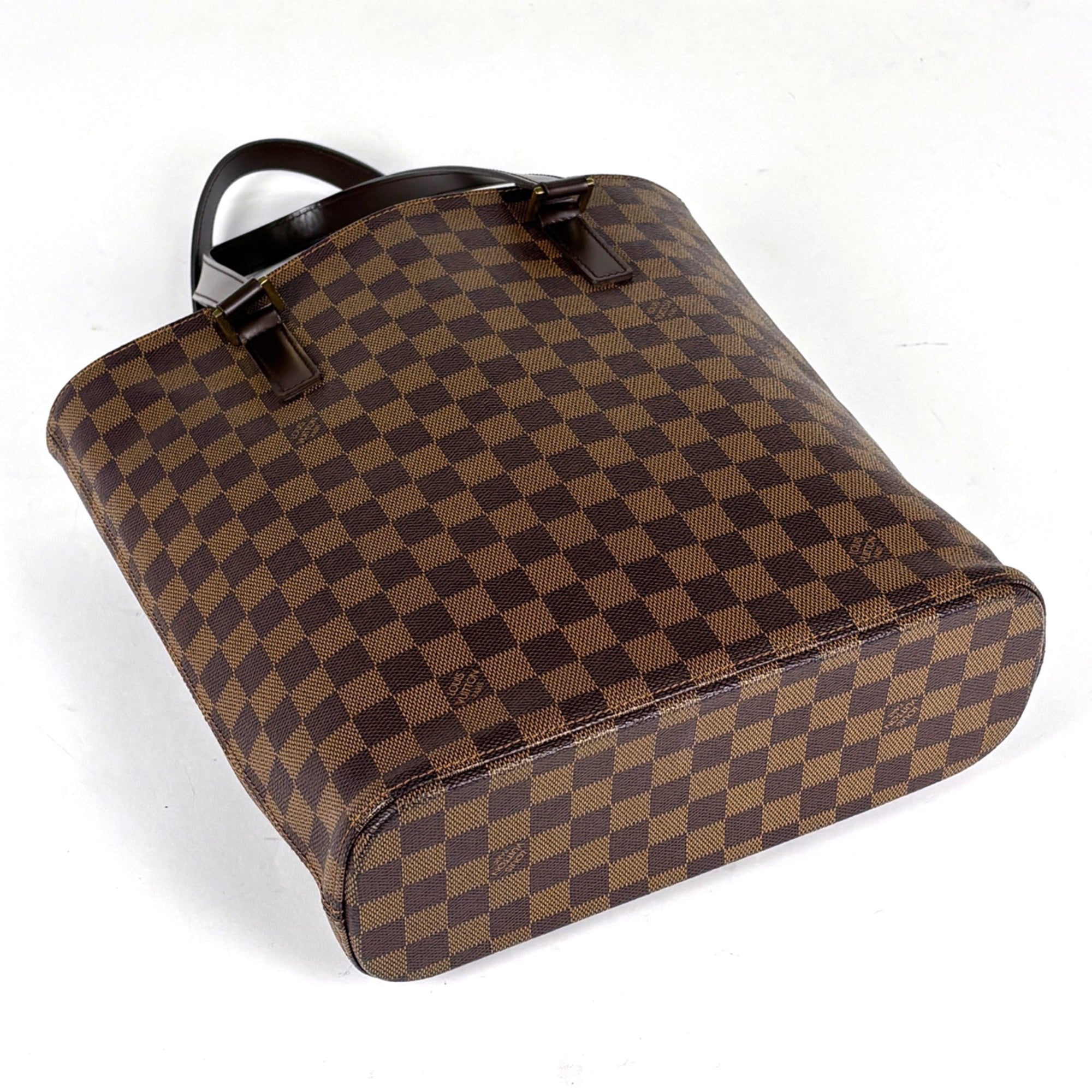 Louis Vuitton Damier Brown Damier Canvas Tote Bag (Pre-Owned)