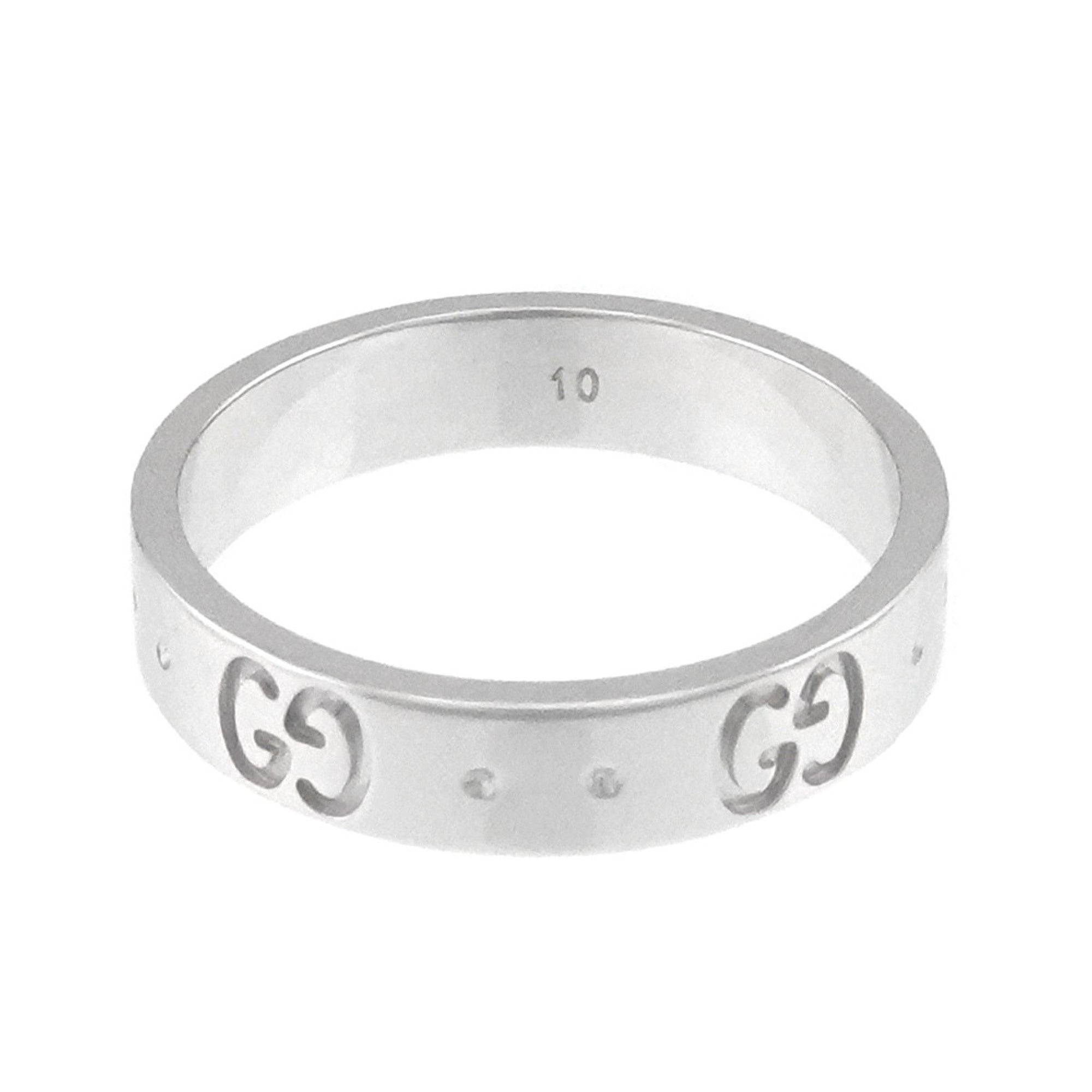 Gucci White Gold (18K) Band Ring (Pre-Owned)