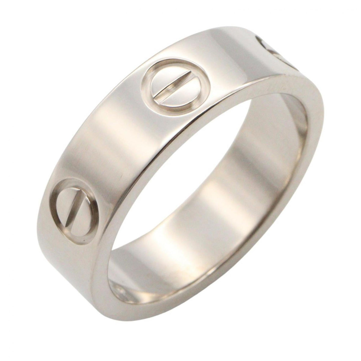 Cartier Silver White Gold (18K) Band Ring (Pre-Owned)