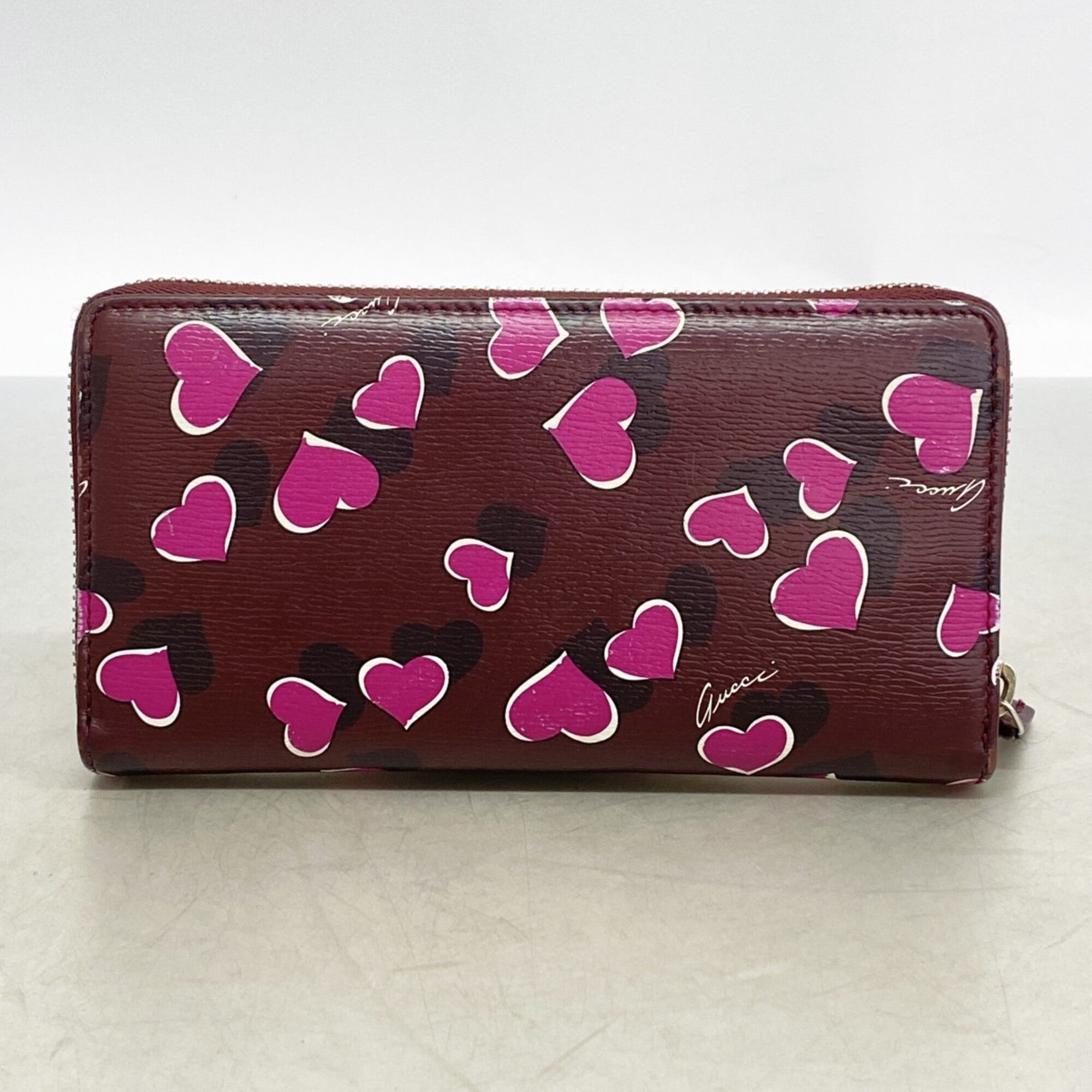 Gucci Pink Purple Long Wallet (Bi-Fold) (Pre-Owned)