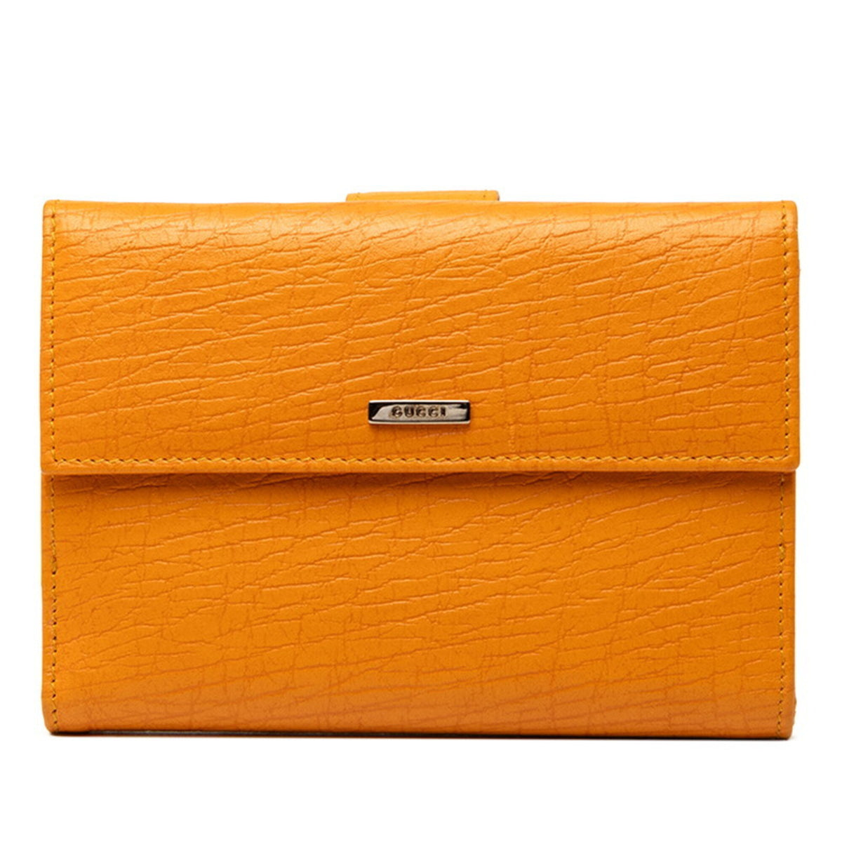 Gucci Orange Yellow Leather Wallet (Bi-Fold) (Pre-Owned)