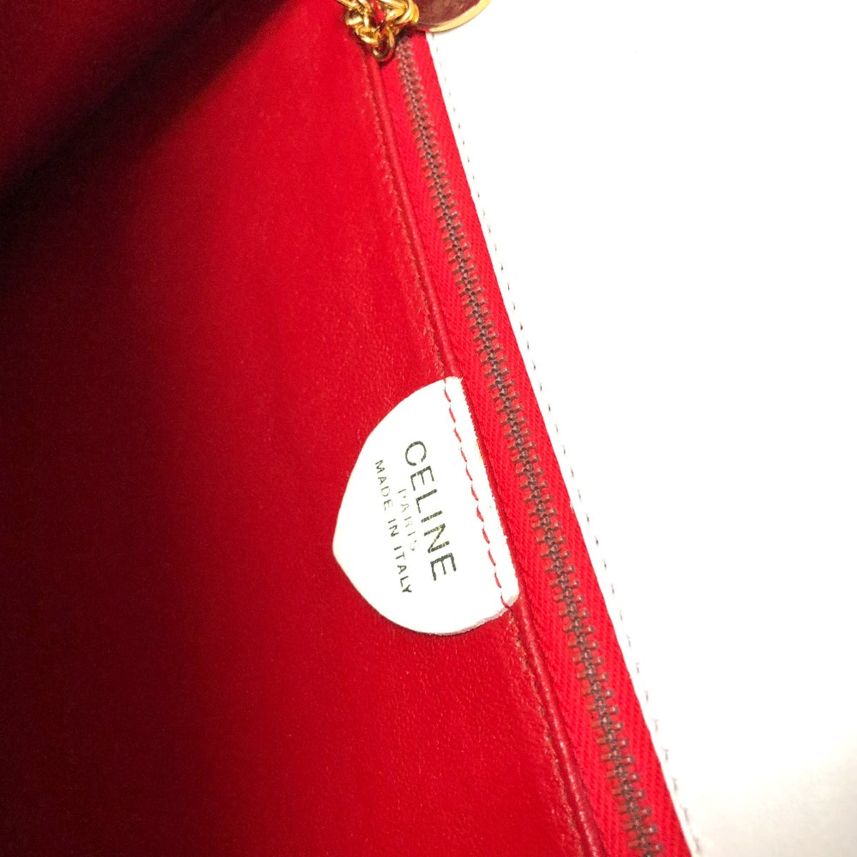 Celine White Leather Handbag (Pre-Owned)