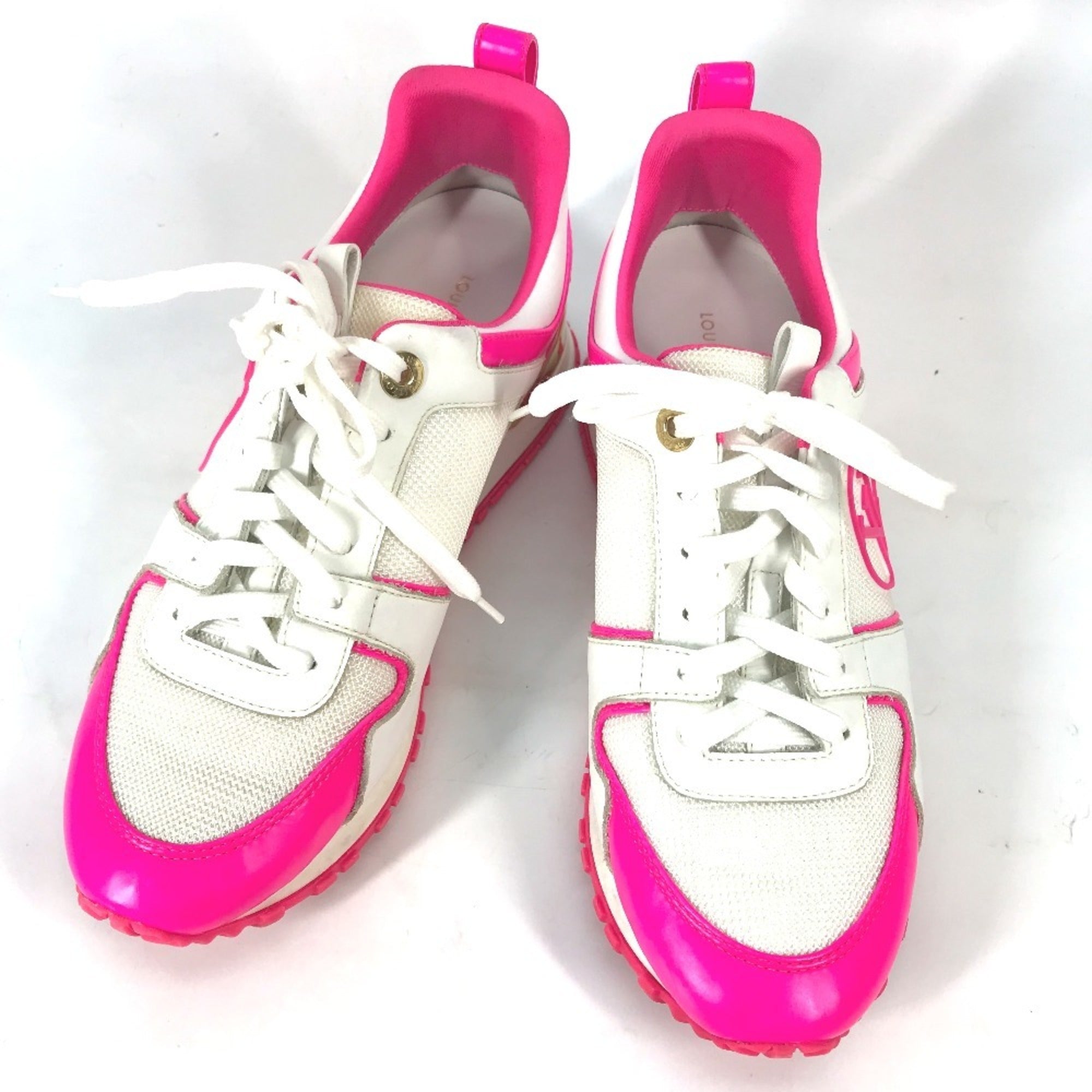 Louis Vuitton Pink White Sneakers (Pre-Owned)