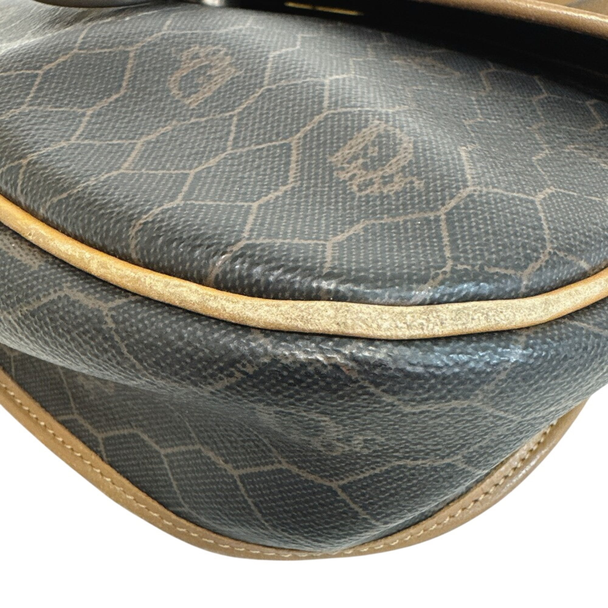 Christian Dior Brown Pvc Pochette Shoulder Bag (Pre-Owned)