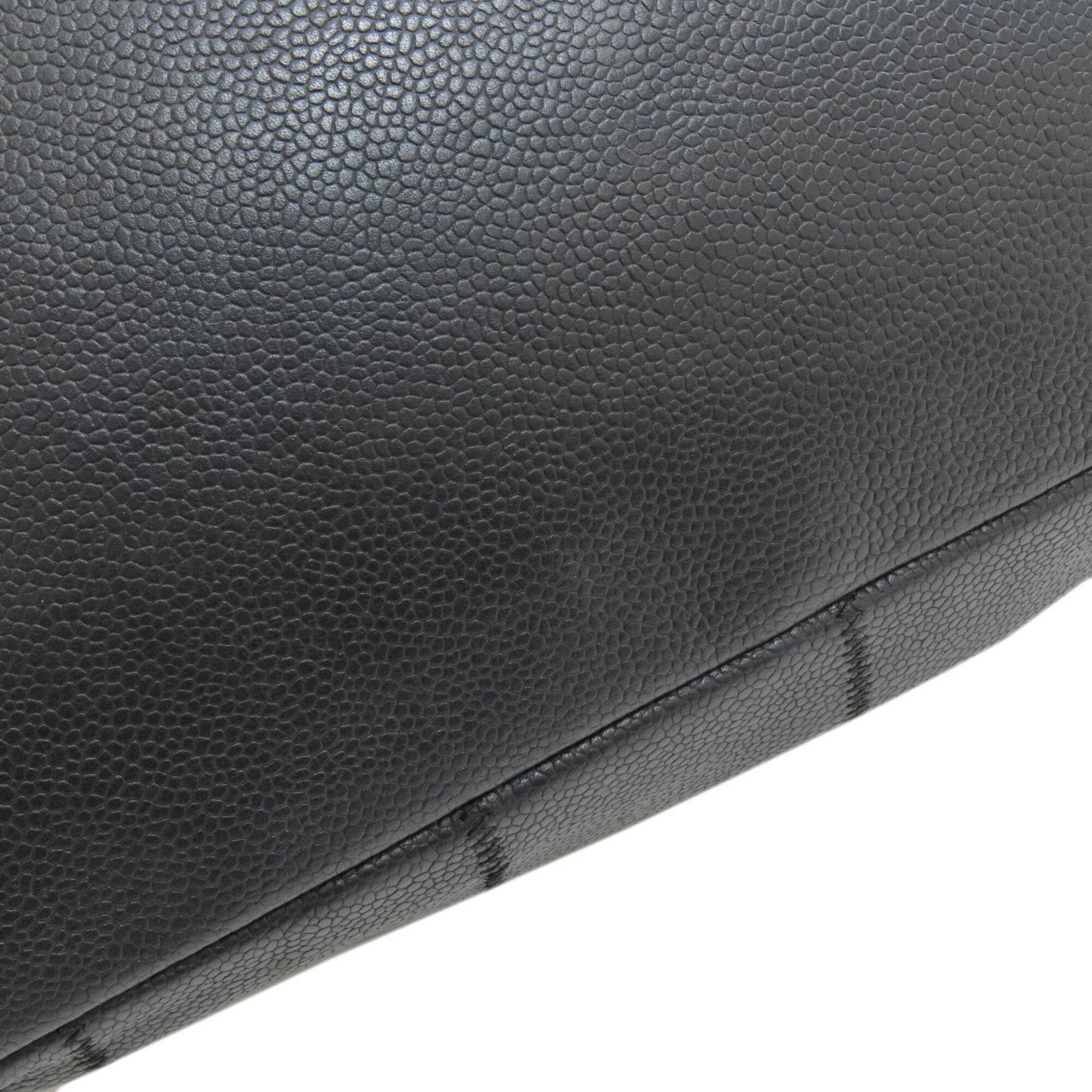 Chanel Black Leather Tote Bag (Pre-Owned)