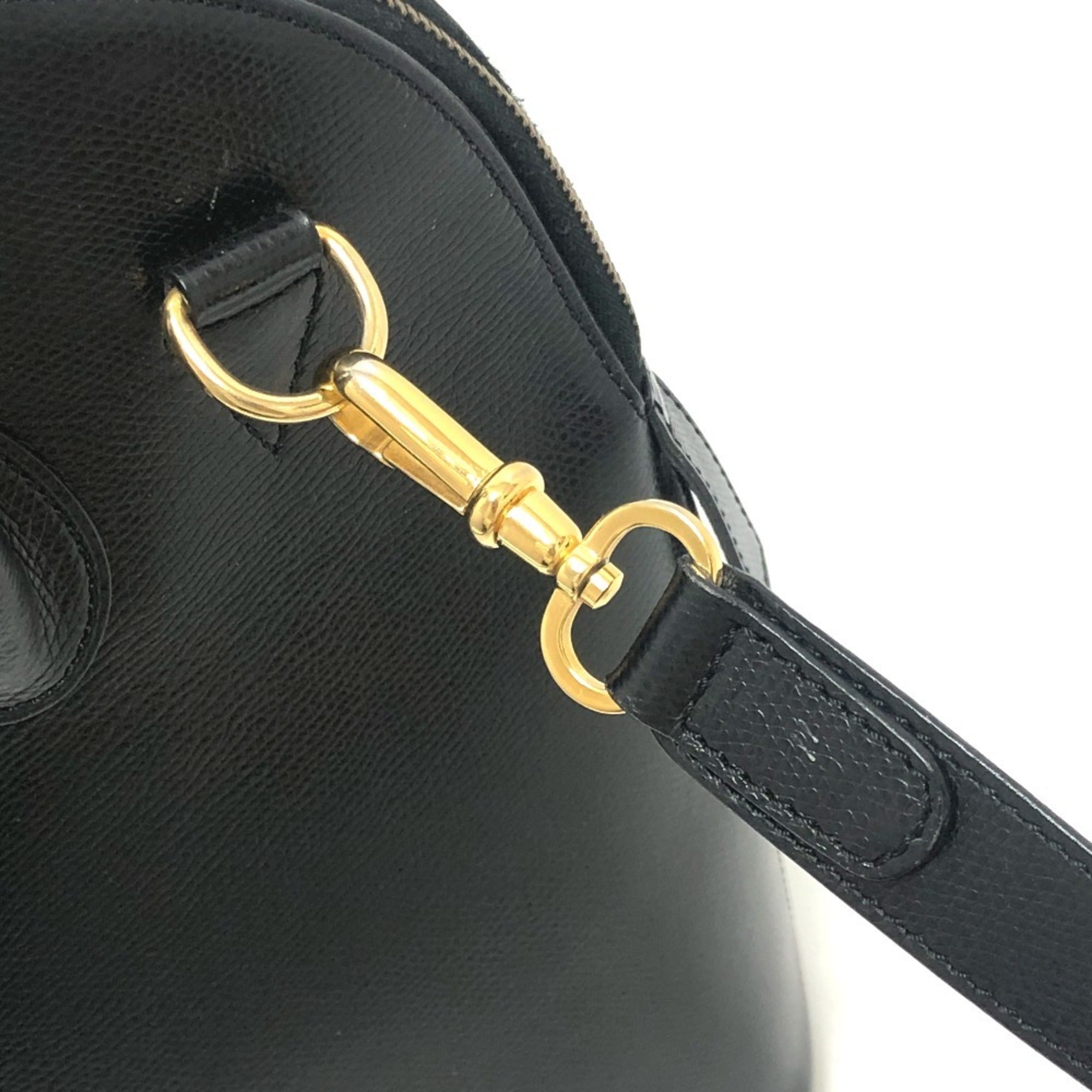 Celine Black Leather Handbag Tote Bag (Pre-Owned)