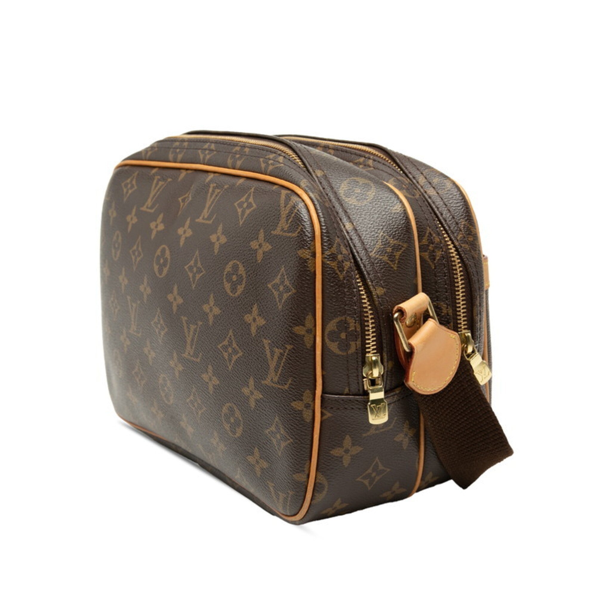 Louis Vuitton Brown Pvc Leather Shoulder Bag (Pre-Owned)