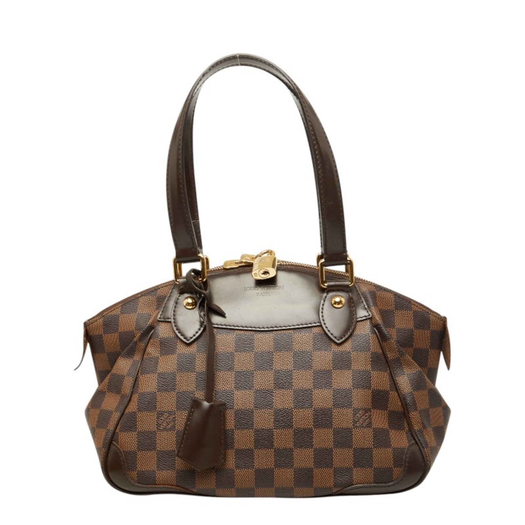 Louis Vuitton Brown Pvc Leather Handbag (Pre-Owned)