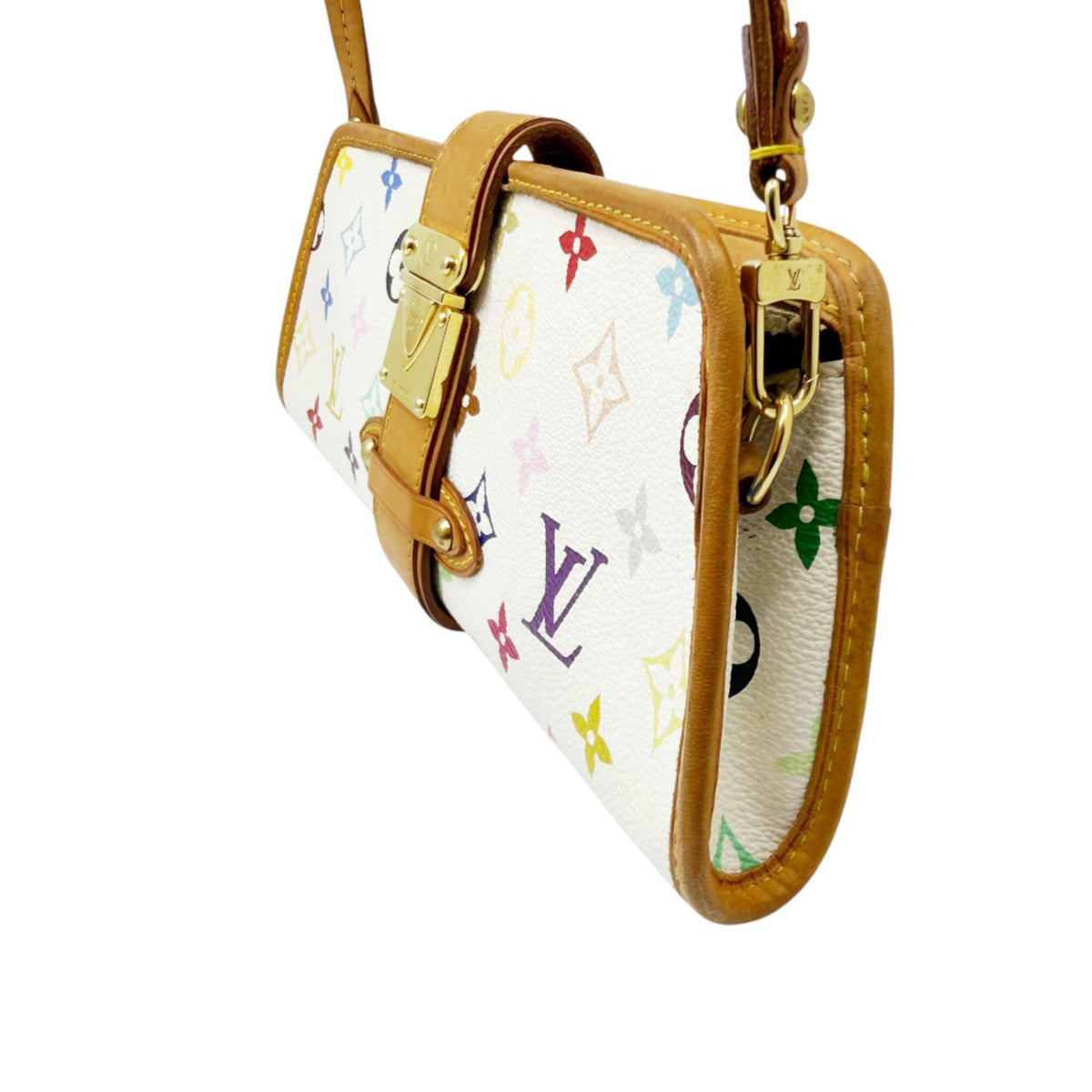 Louis Vuitton Blanc Monogram Multicolore Pouch (Pre-Owned)