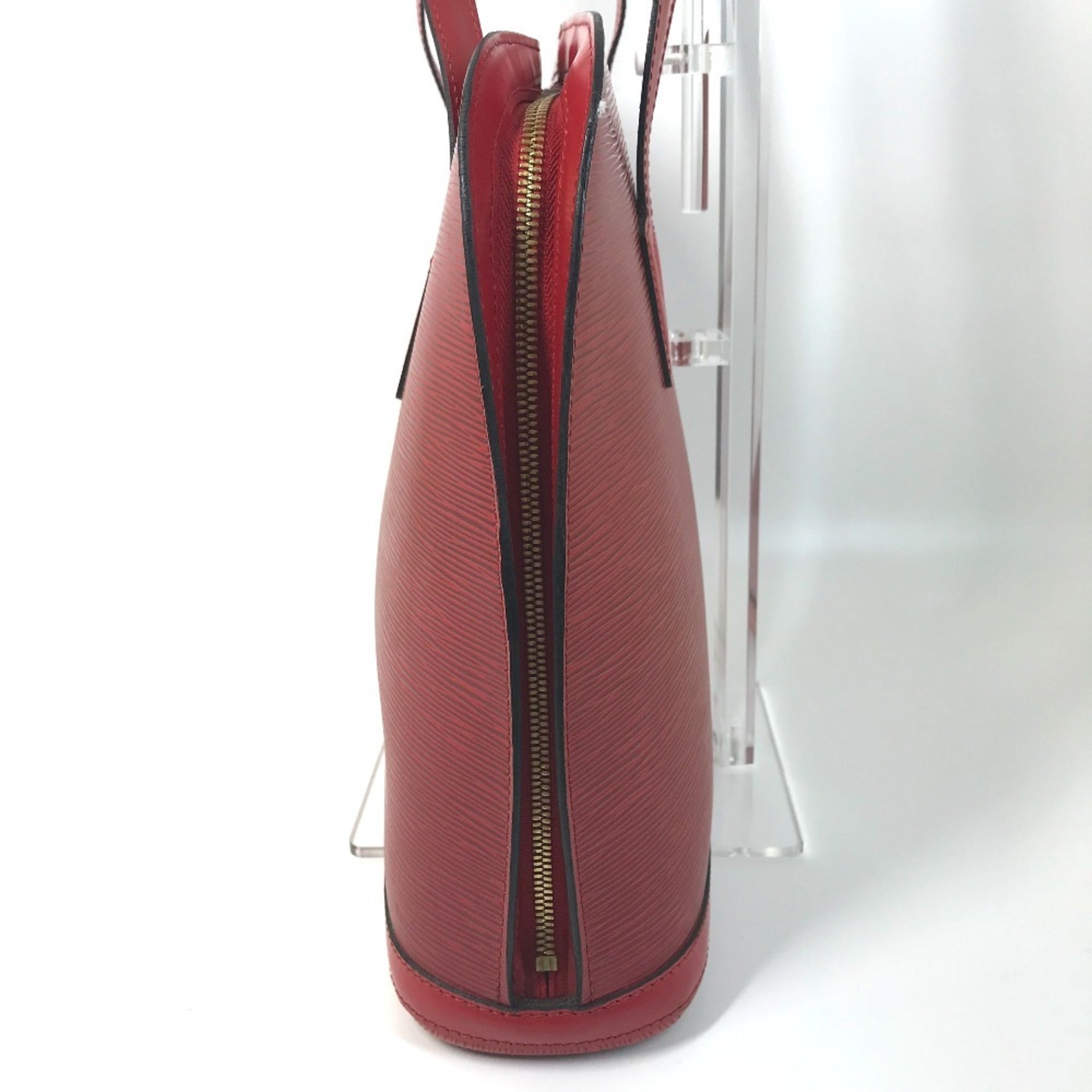 Louis Vuitton Castilian Red Red Color Epi Leather Shoulder Bag (Pre-Owned)