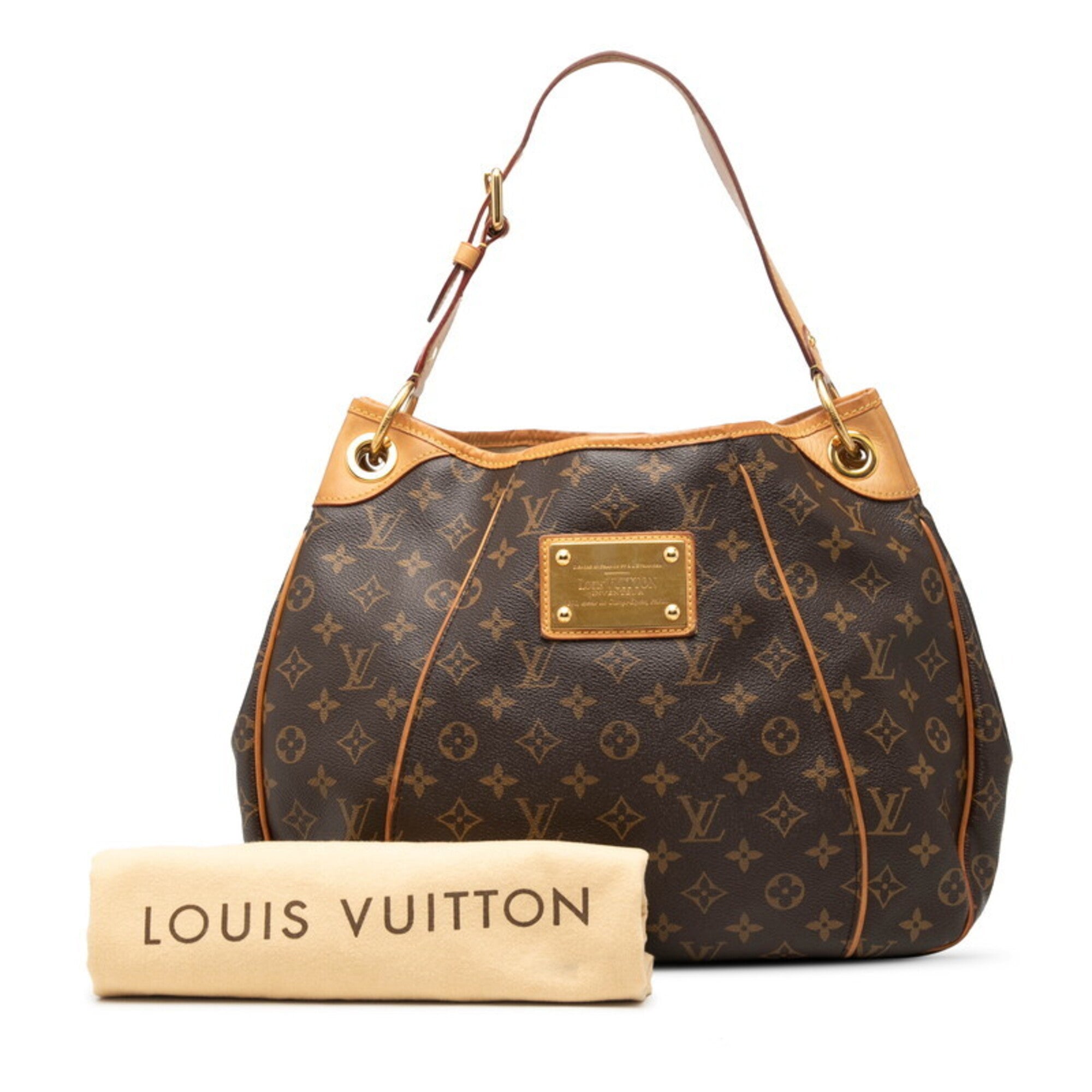 Louis Vuitton Brown Pvc Leather Handbag Shoulder Bag (Pre-Owned)