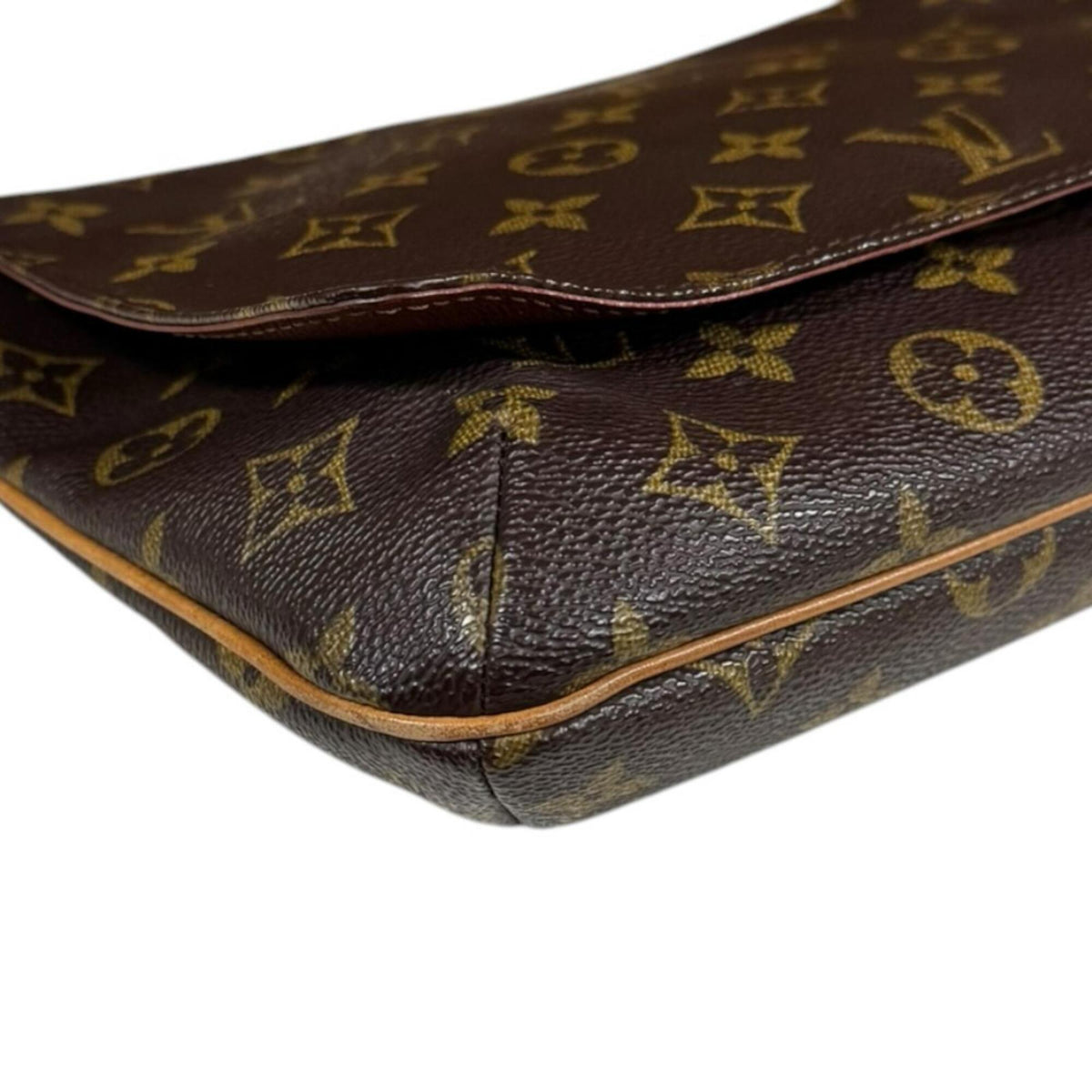 Louis Vuitton Brown Monogram Canvas Shoulder Bag (Pre-Owned)