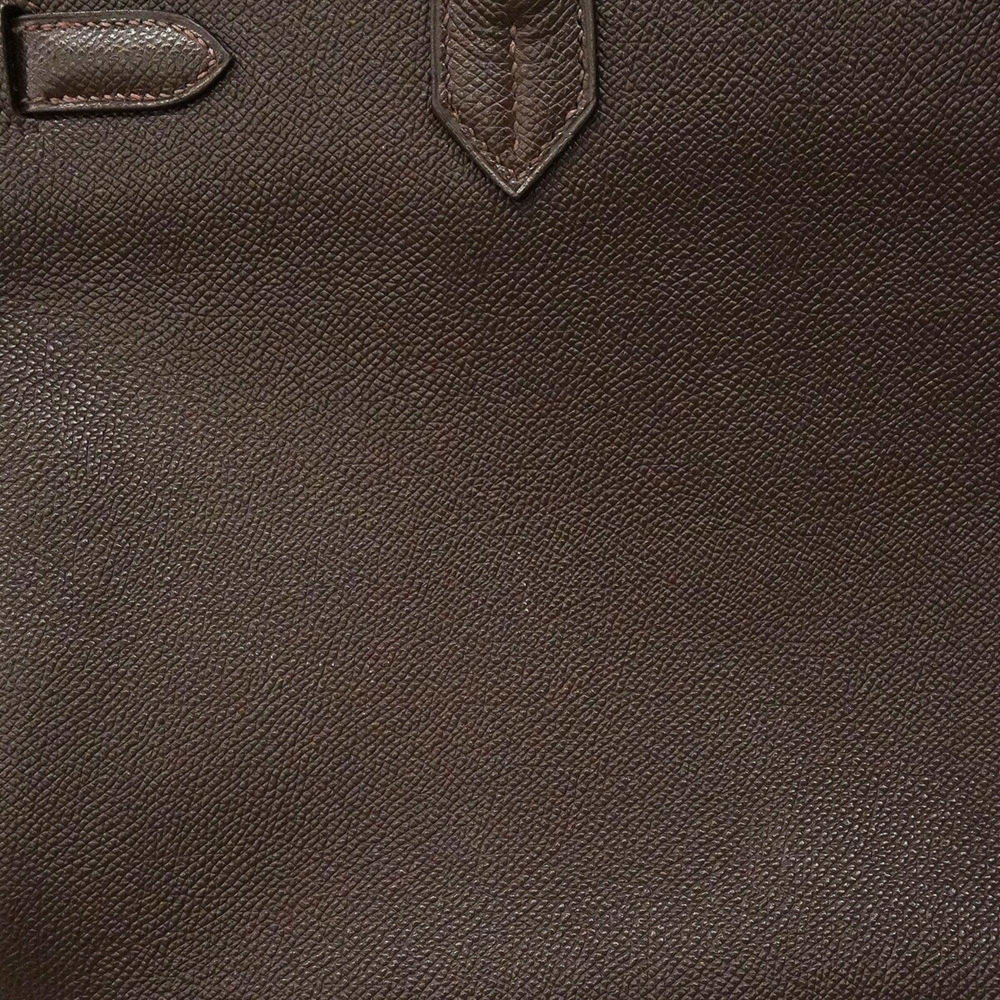 Hermes Brown Leather Handbag (Pre-Owned)