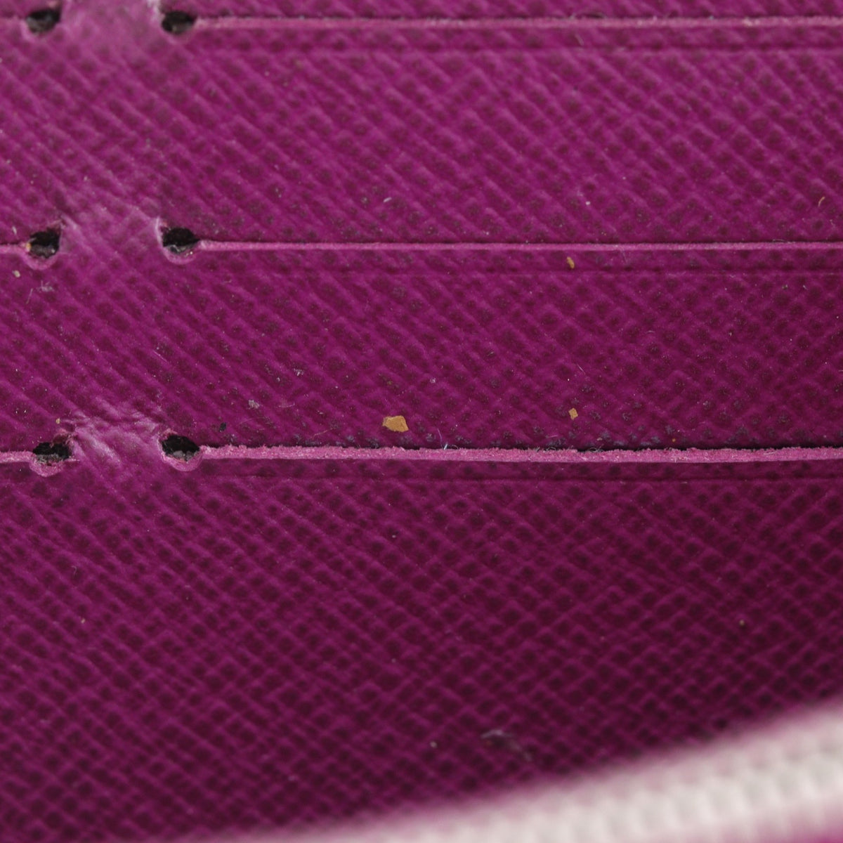 Louis Vuitton Epi Cassis Purple Epi Leather Long Wallet (Bi-Fold) (Pre-Owned)