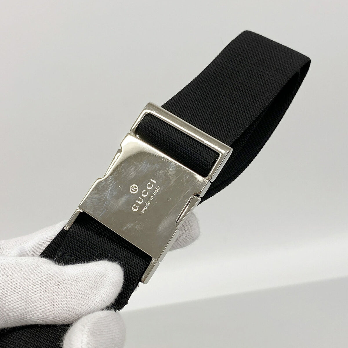 Gucci Black Denim Fanny Pack (Pre-Owned)