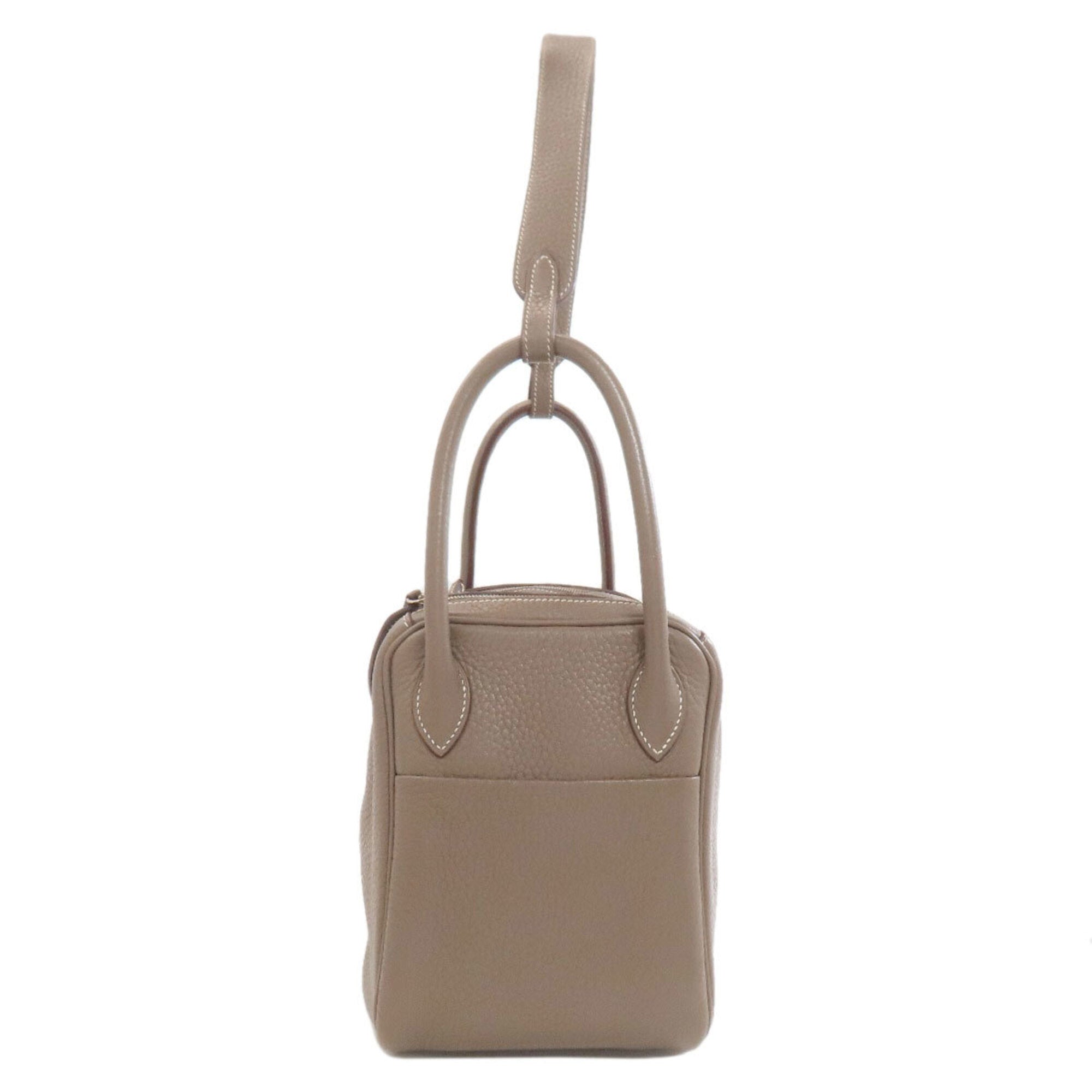 Hermes Etoupe Gray Handbag (Pre-Owned)
