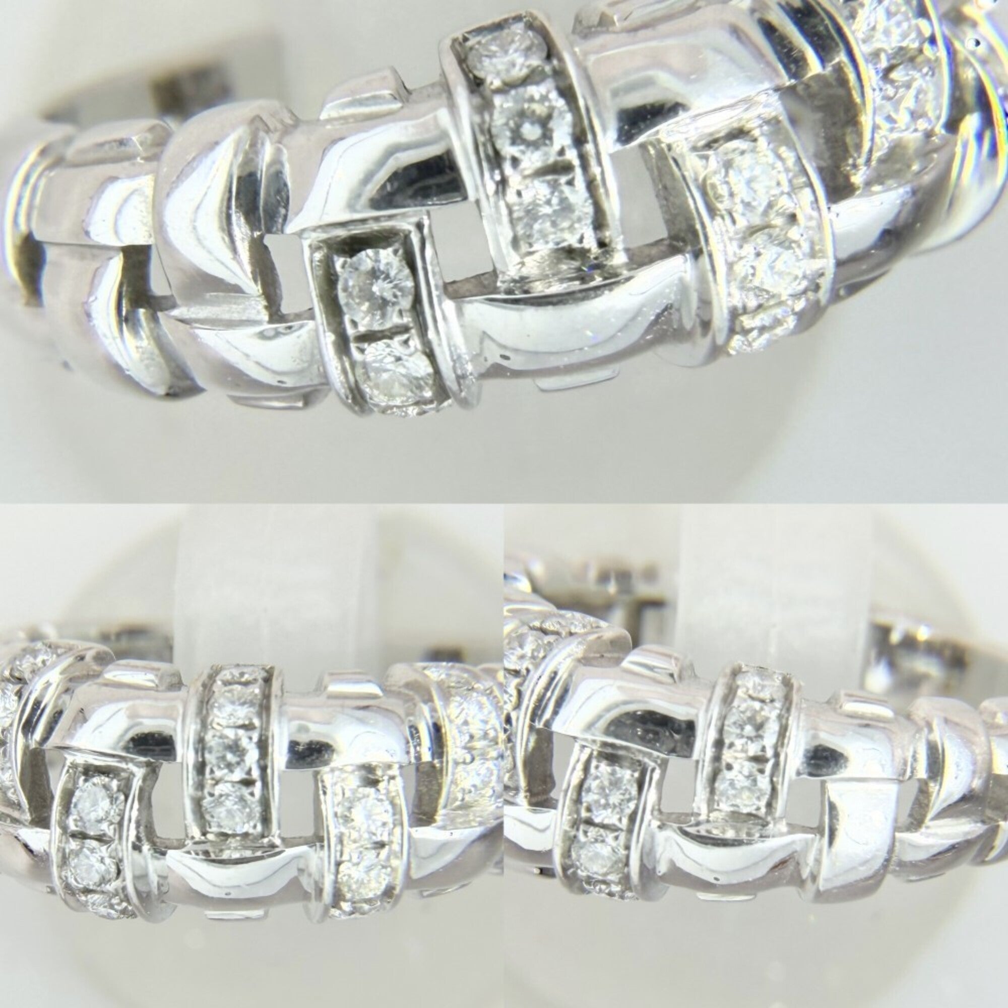 Tiffany White Gold (18K) Band Ring (Pre-Owned)
