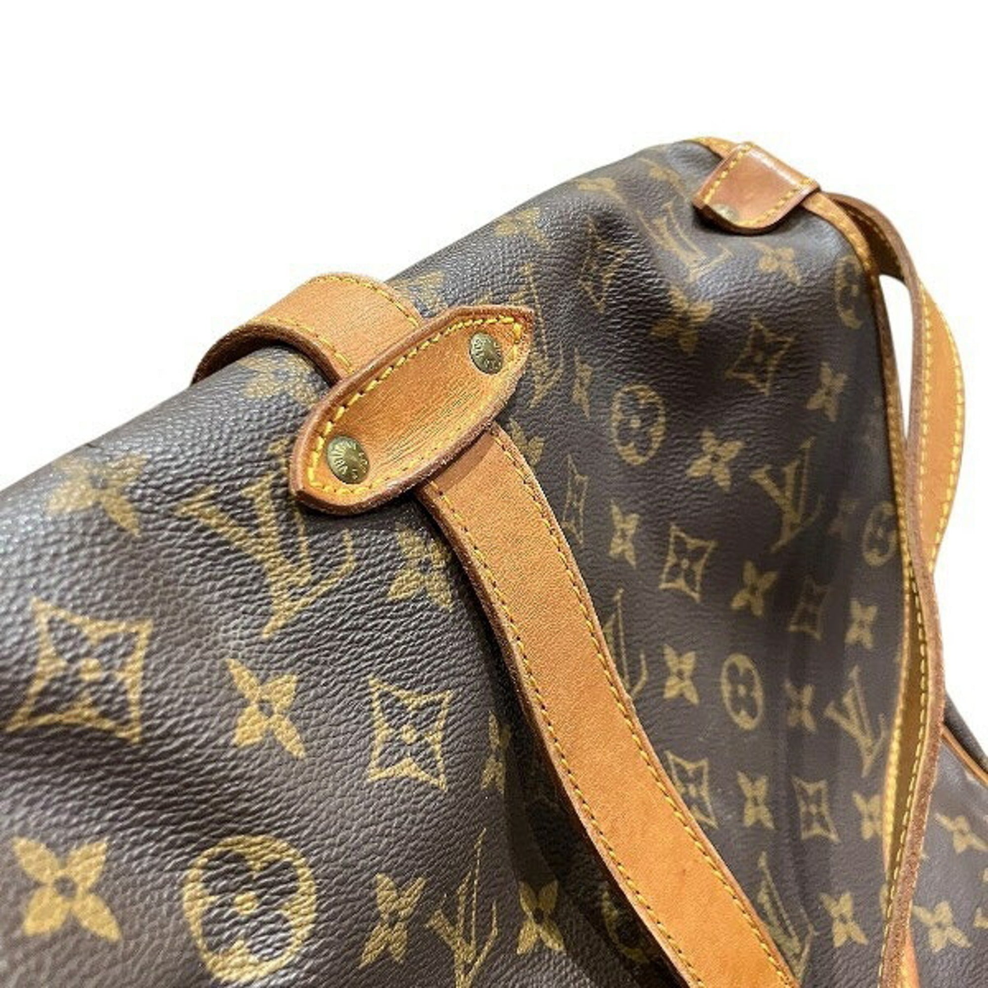 Louis Vuitton Brown Monogram Handbag Shoulder Bag (Pre-Owned)