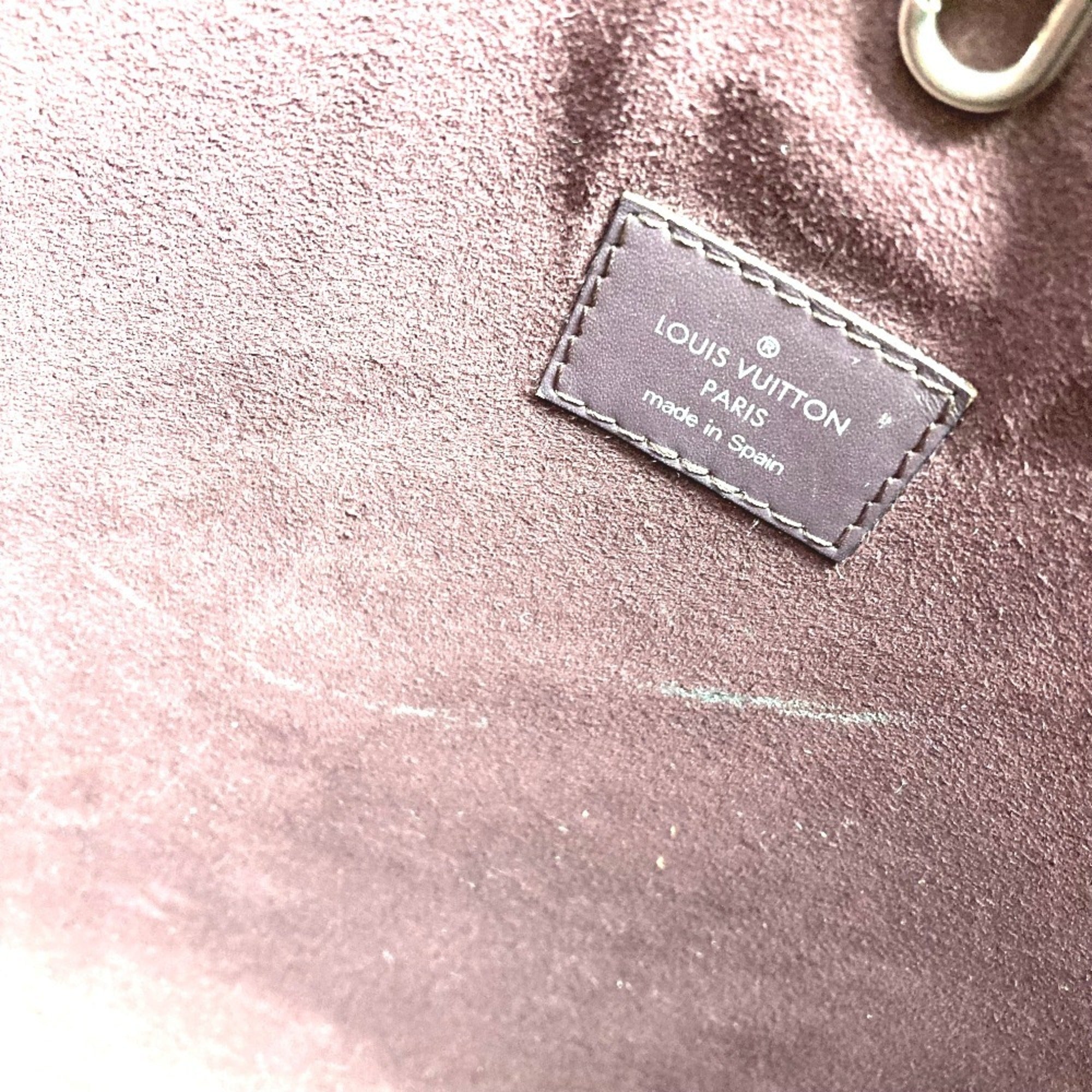 Louis Vuitton Purple Quetsche Epi Leather Shoulder Bag Tote Bag (Pre-Owned)