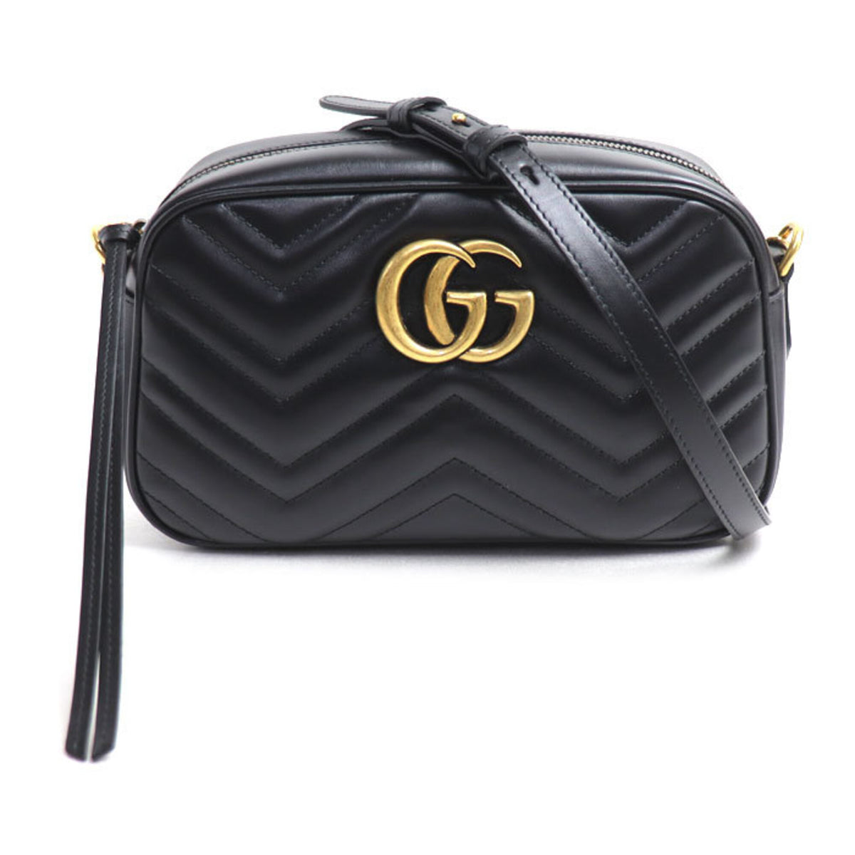 Gucci Black Leather Shoulder Bag (Pre-Owned)