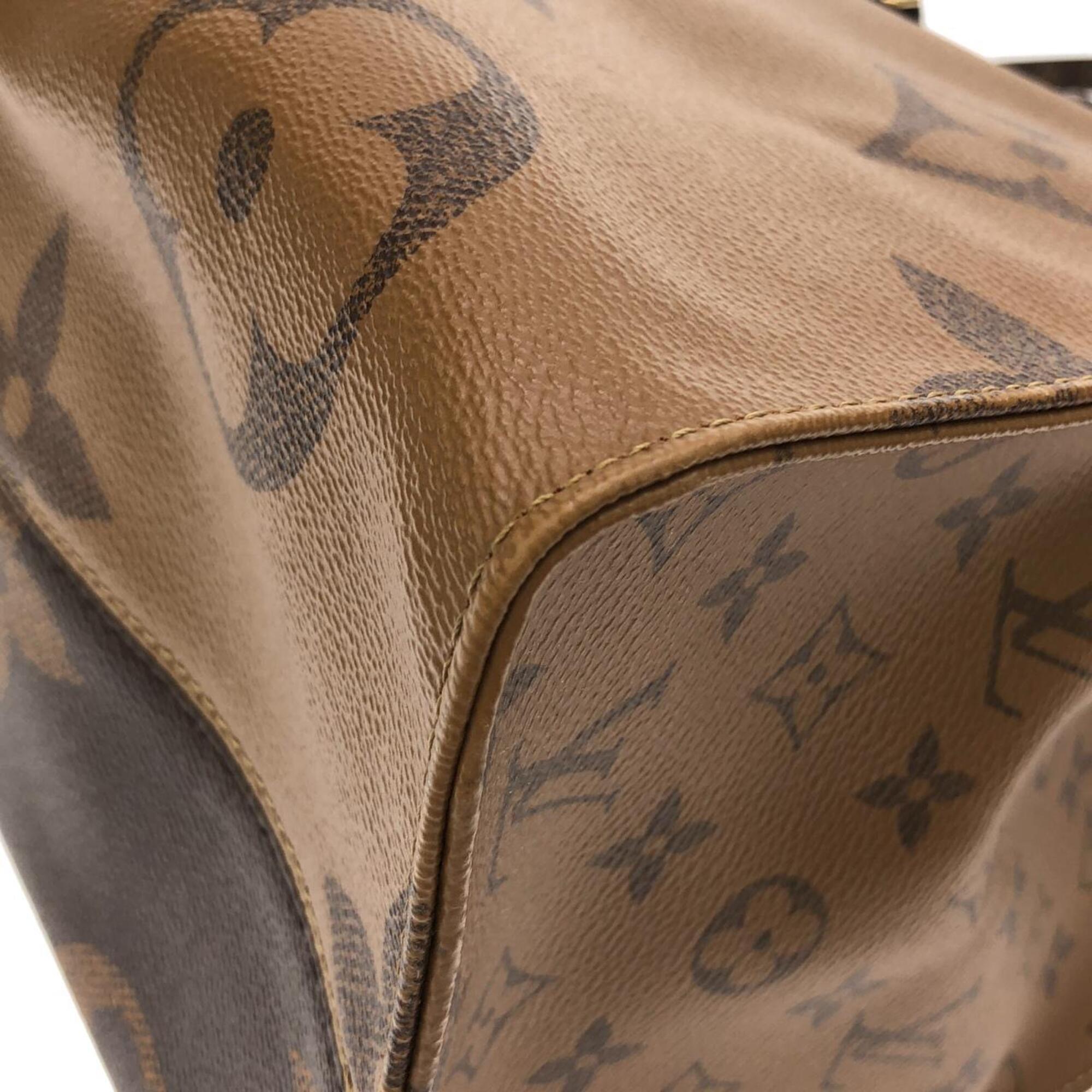 Louis Vuitton Marron Coated Canvas Handbag (Pre-Owned)