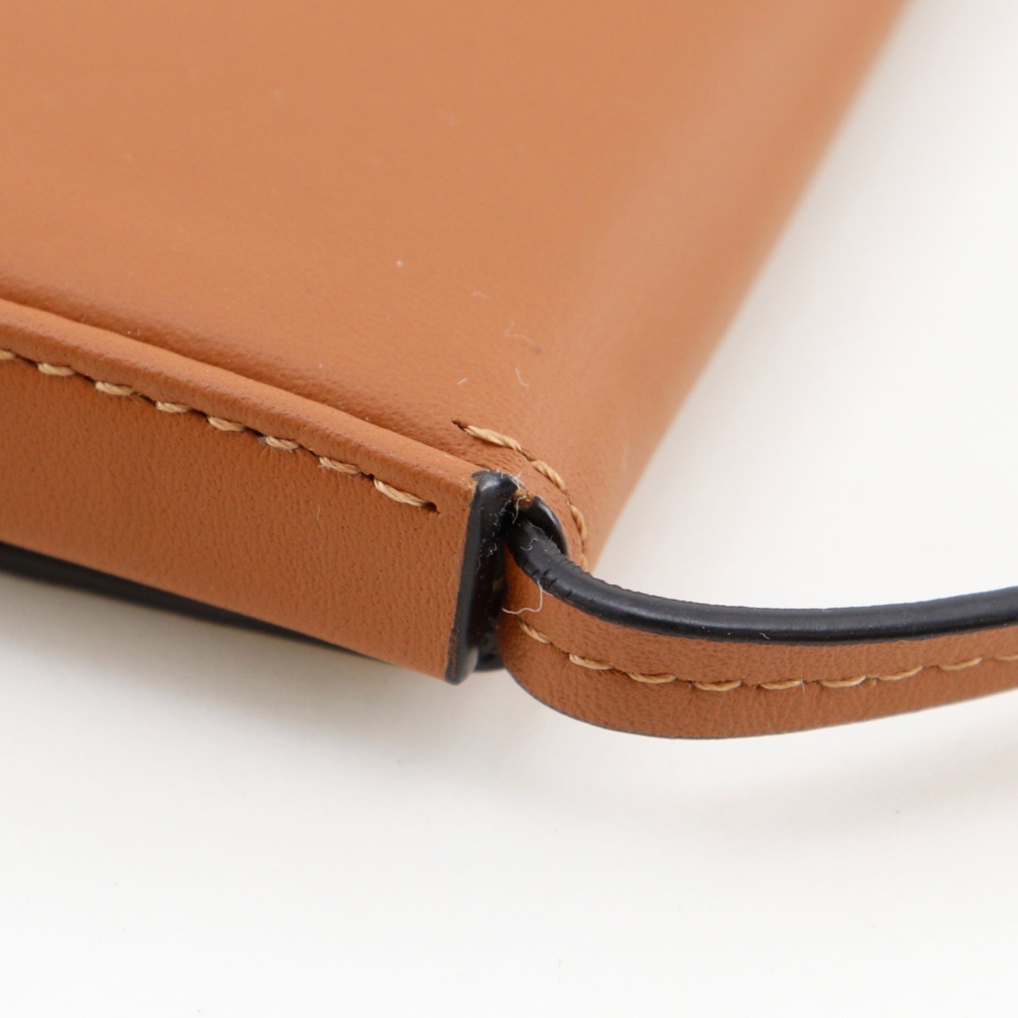 Loewe Brown Leather Pochette Pouch Shoulder Bag (Pre-Owned)