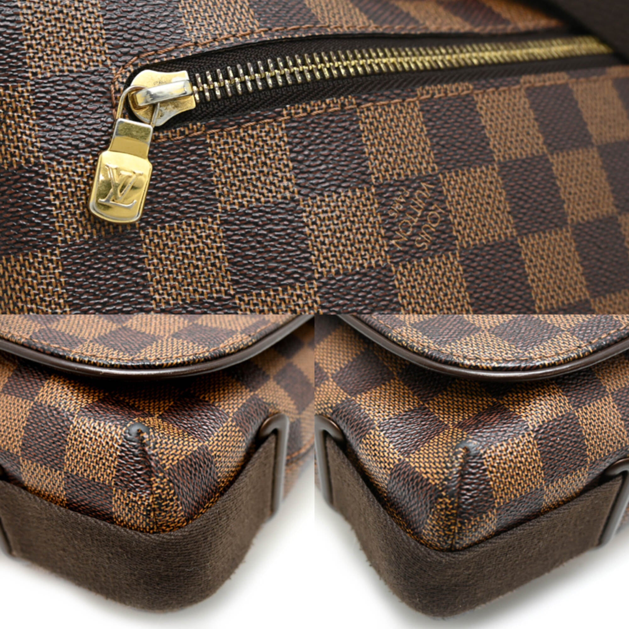 Louis Vuitton Brown Damier Canvas Shoulder Bag (Pre-Owned)