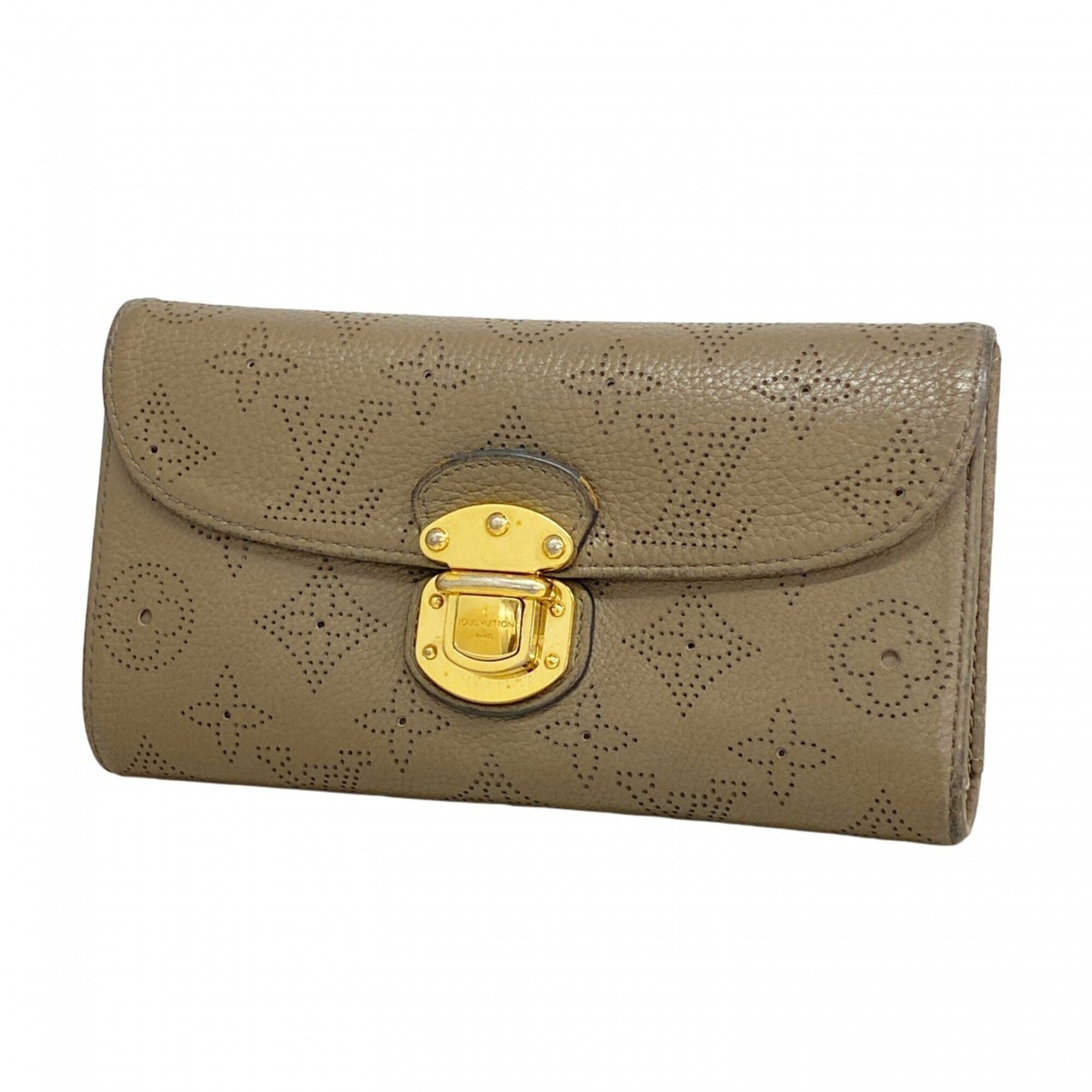 Louis Vuitton Taupe Long Wallet (Bi-Fold) (Pre-Owned)