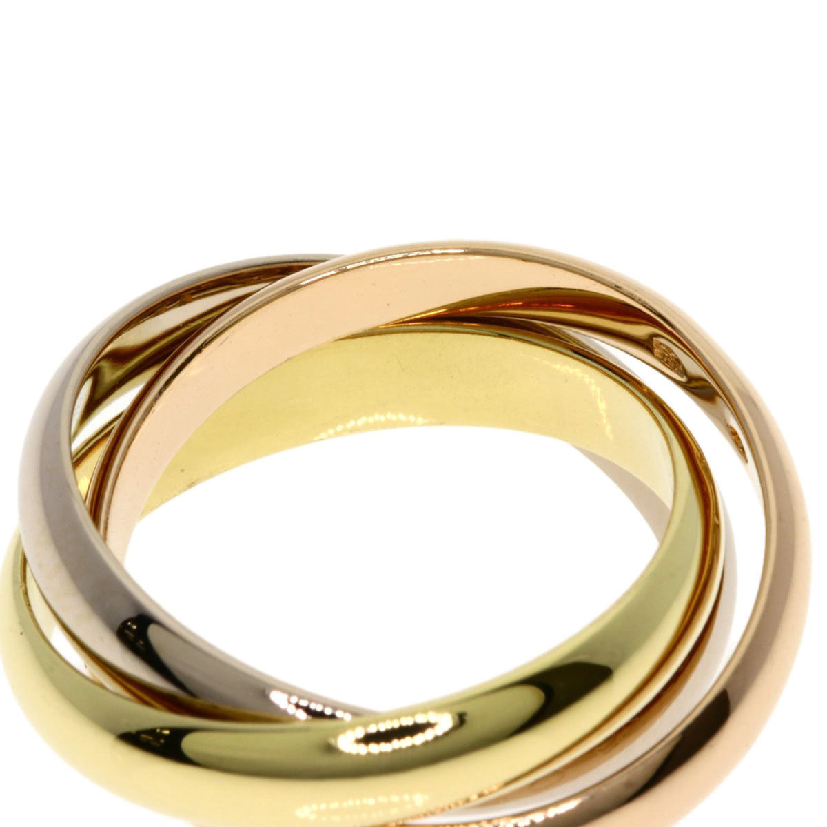 Cartier Trinity Yellow Gold (18K) Pink Gold (18K) White Gold (18K) Band Ring (Pre-Owned)
