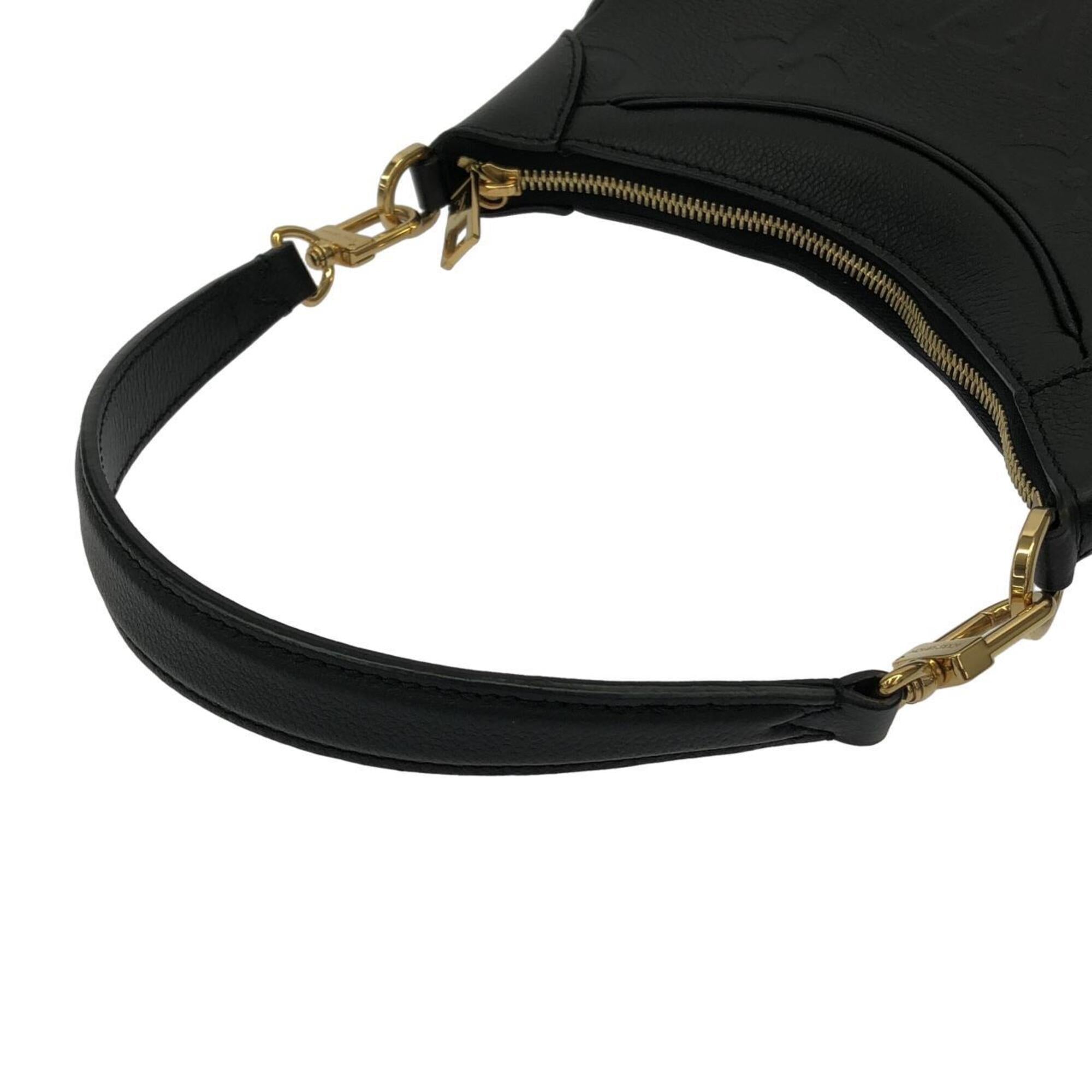 Louis Vuitton Black Leather Shoulder Bag (Pre-Owned)
