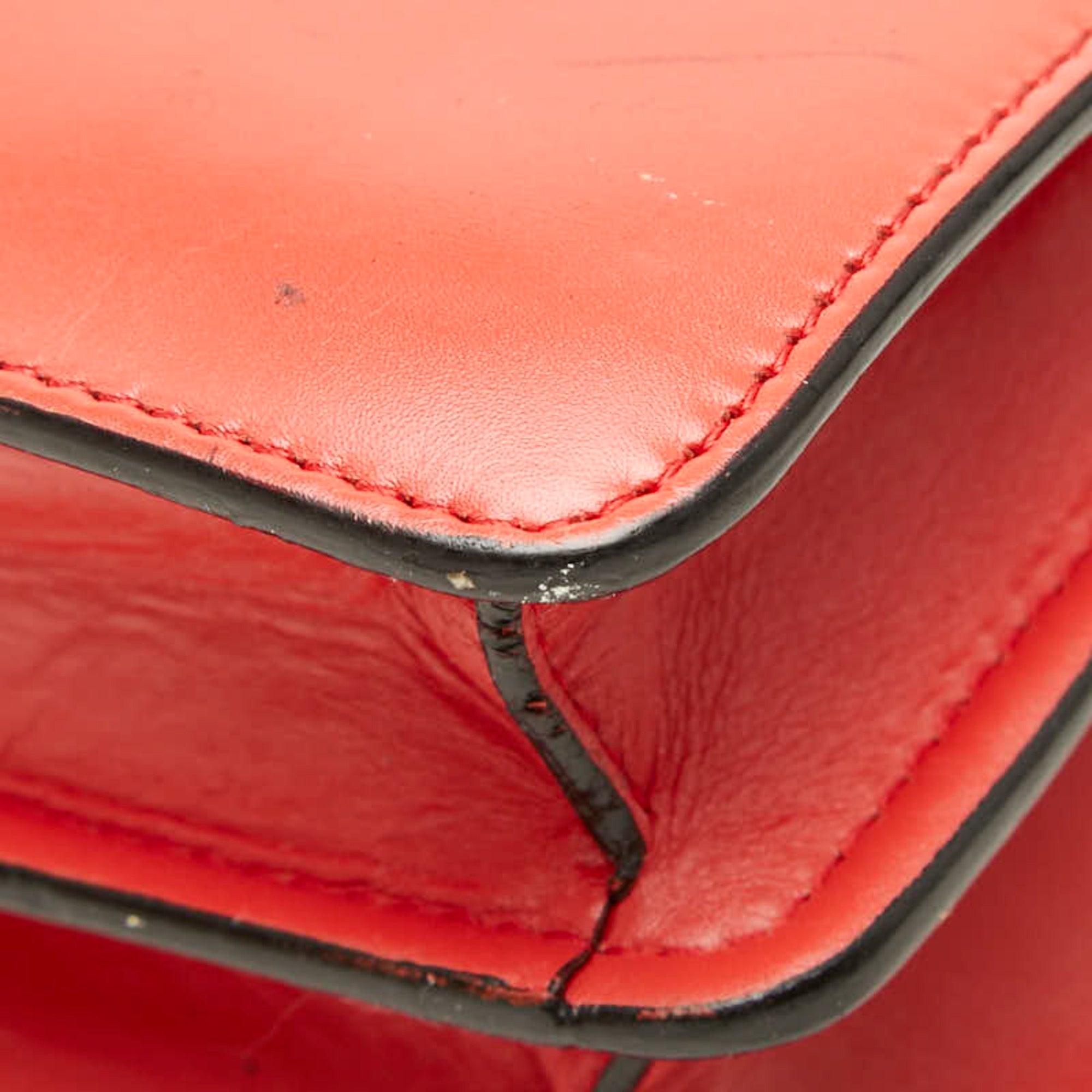 Bvlgari Orange Leather Shoulder Bag (Pre-Owned)