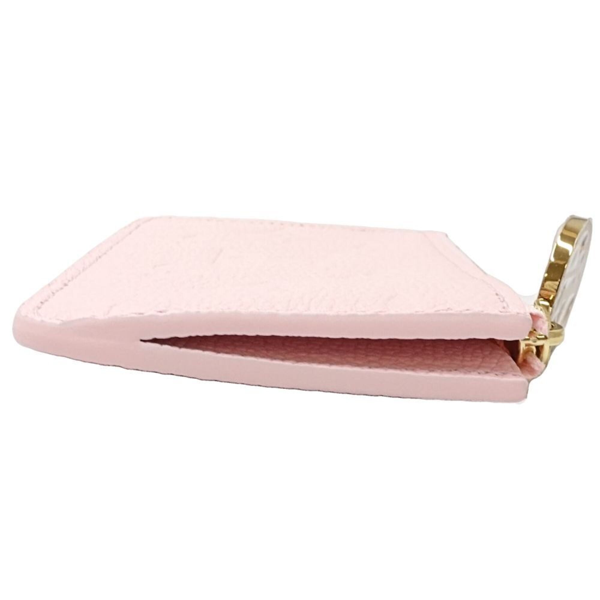 Louis Vuitton Pink Leather Coin Purse/Coin Case (Pre-Owned)